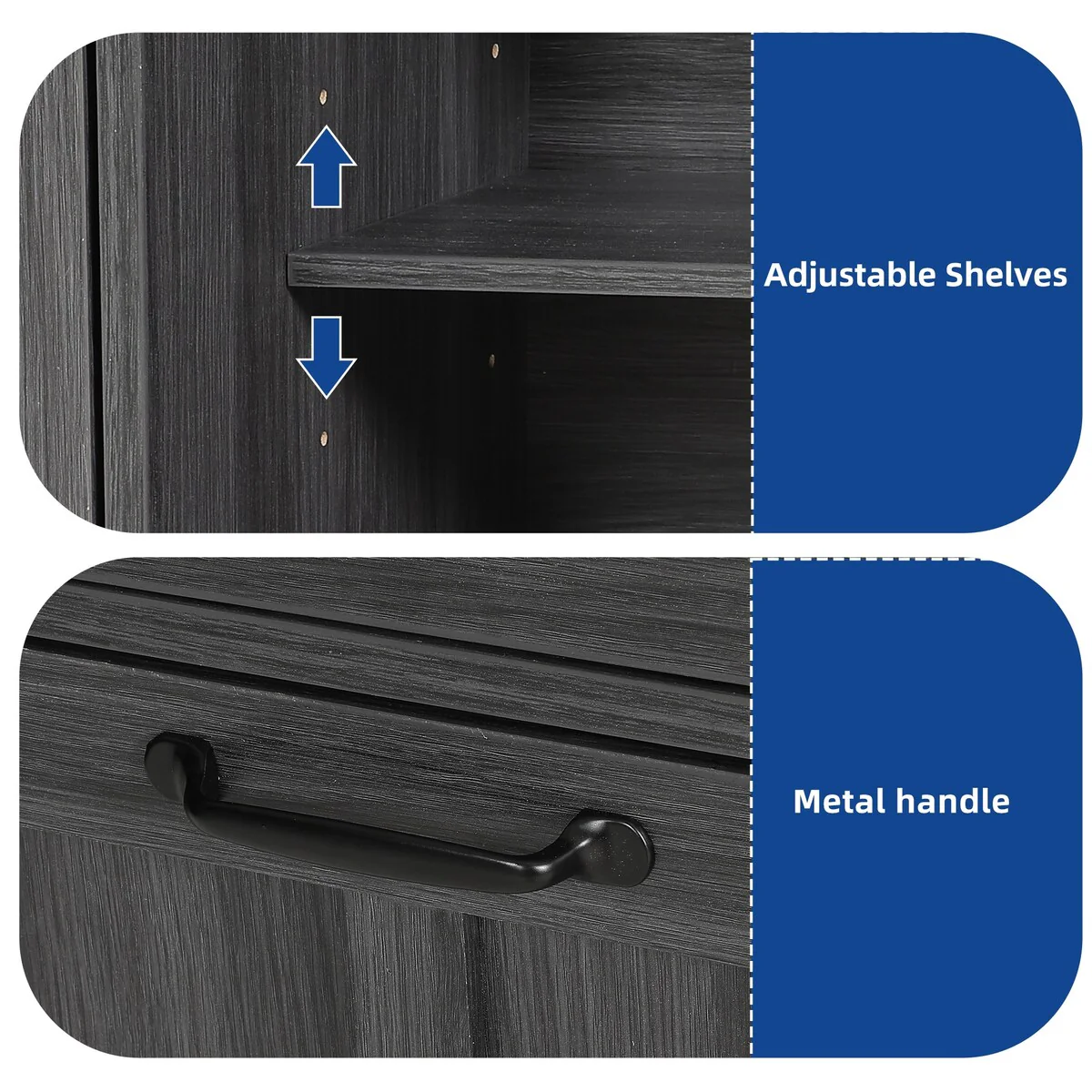 Kitchen Island With Double Tilt Out Trash Can Cabinet