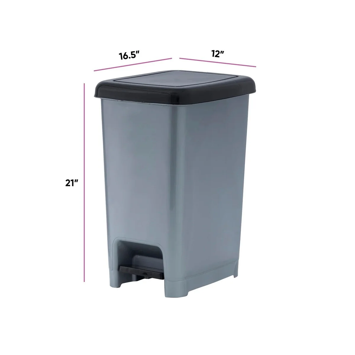 10.5 gal Slim Step Trash Can