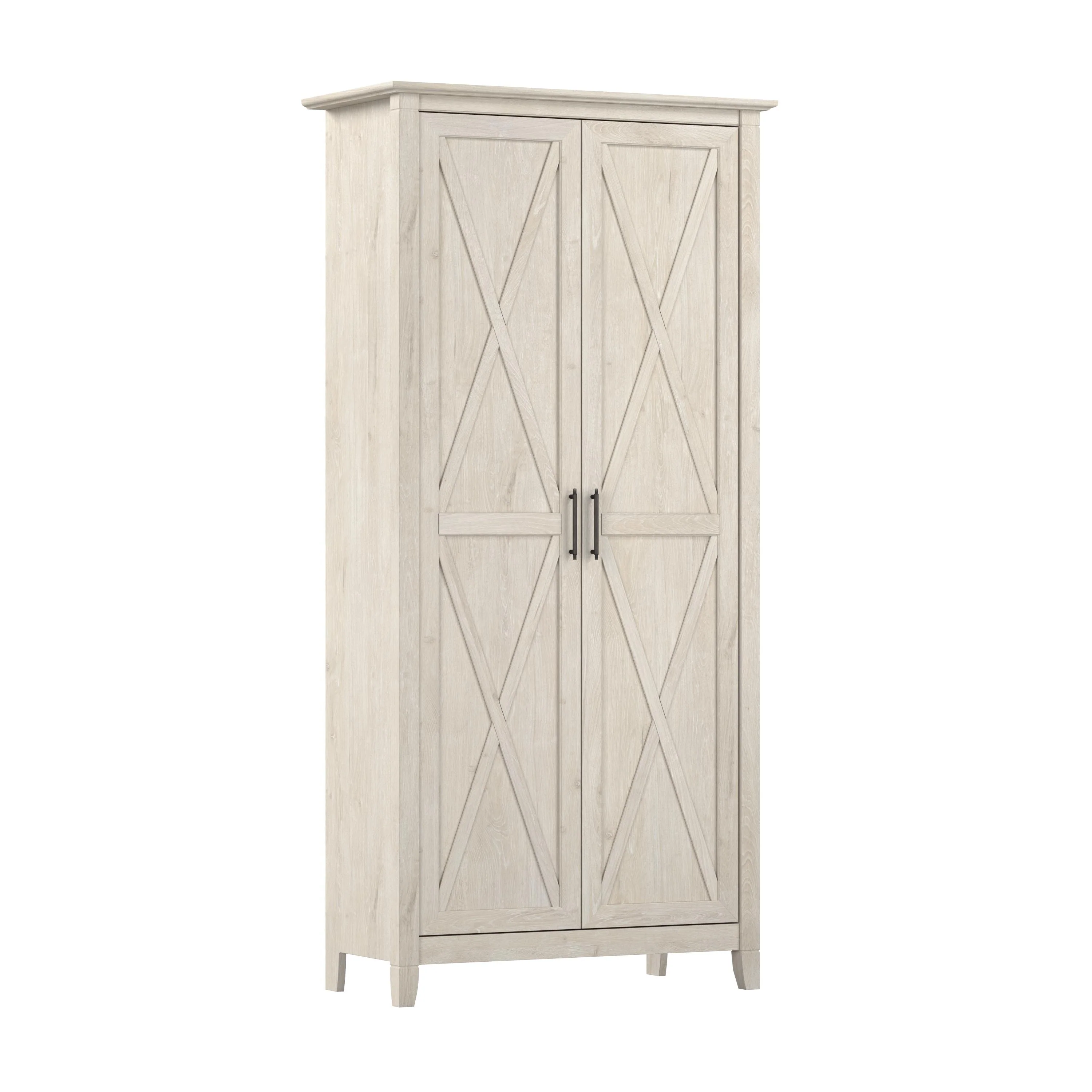 Key West Tall Kitchen Pantry Cabinet with Doors by Bush Furniture