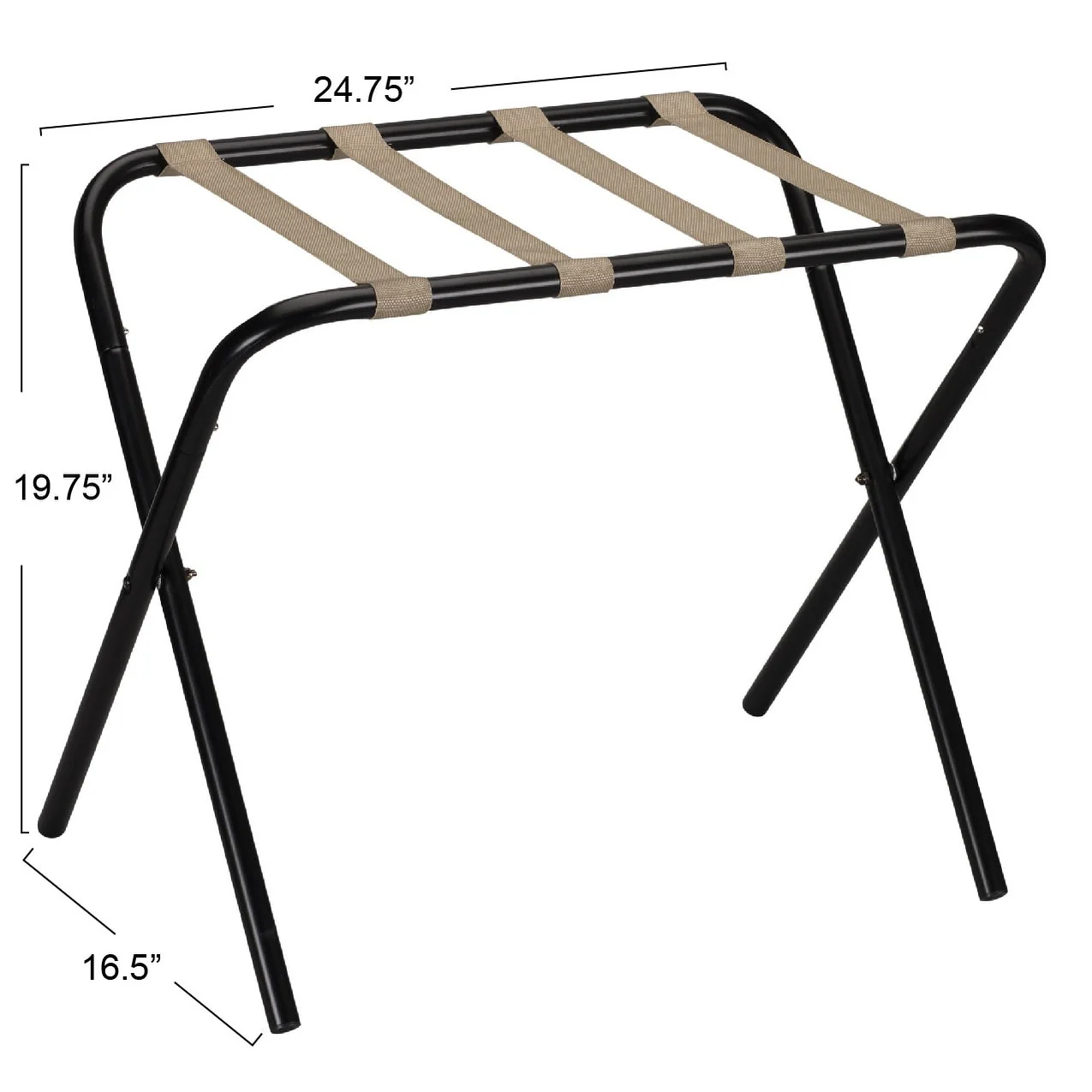 Household Essentials Luggage Rack with Straps