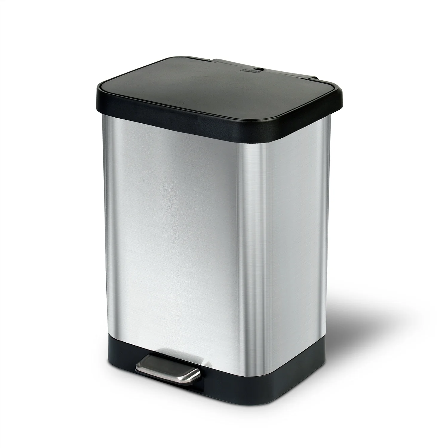 Glad Stainless Steel Step-on Trash Can