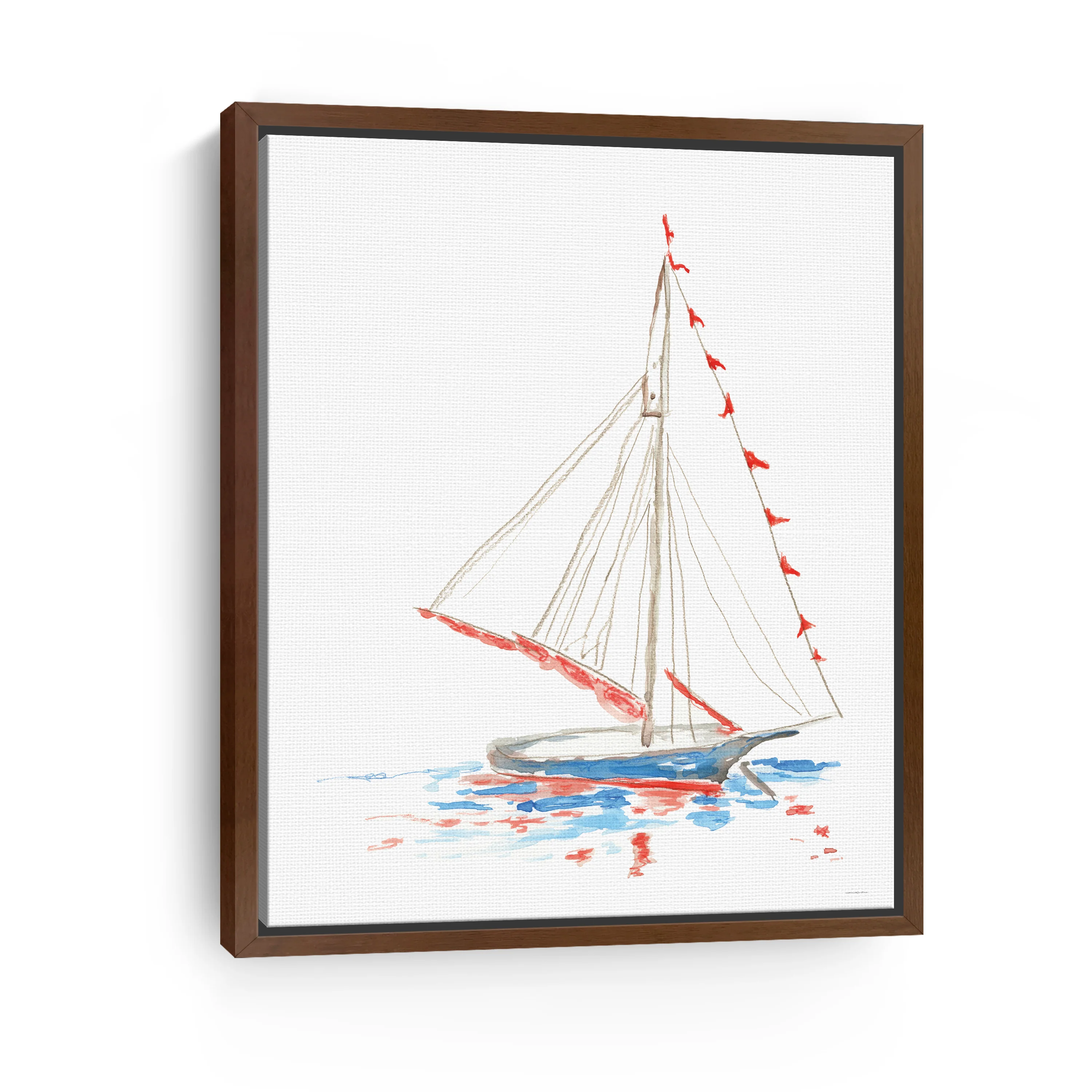 Boat Parade Canvas Giclee