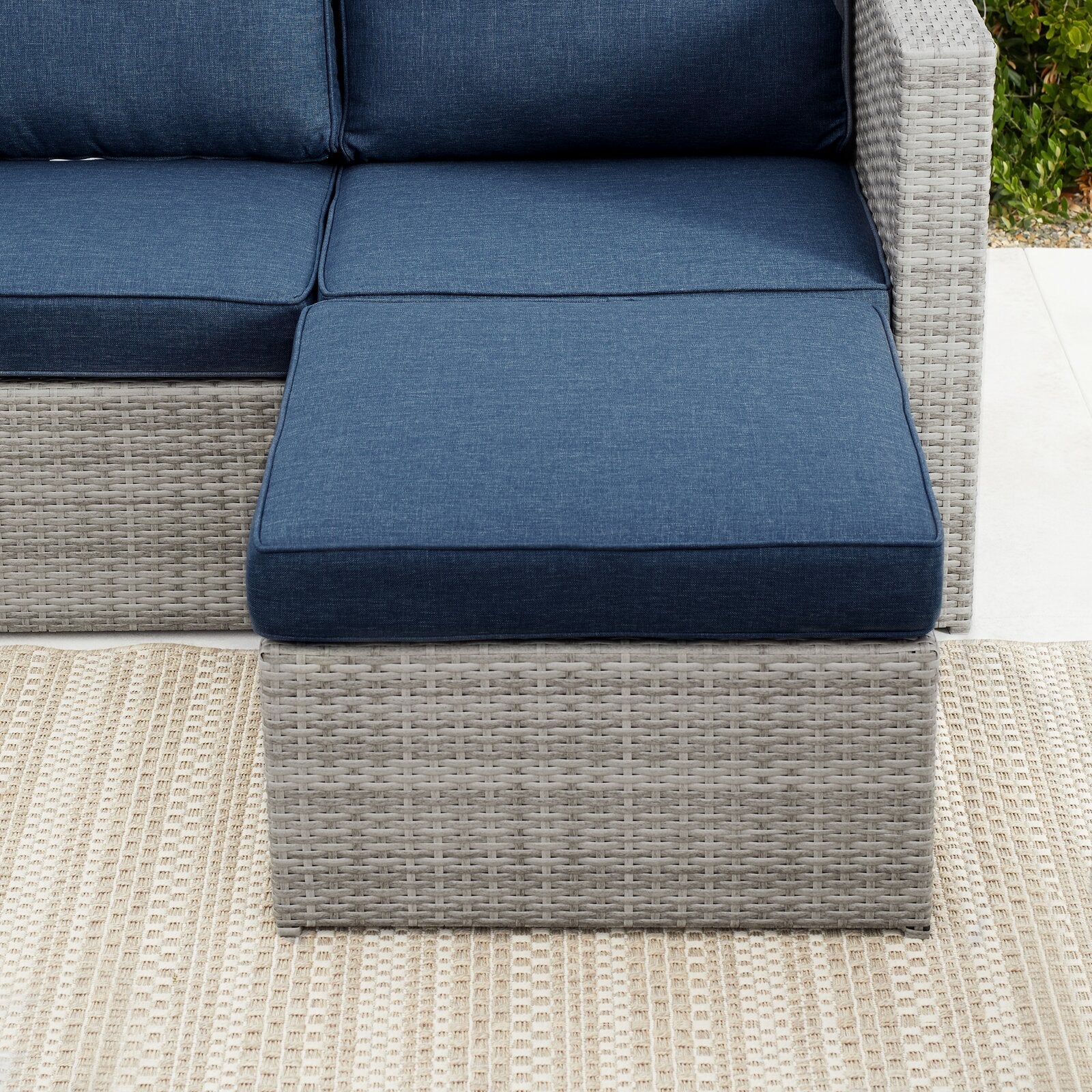 Kylo Wicker/Rattan 10 - Person Seating Group with Cushions