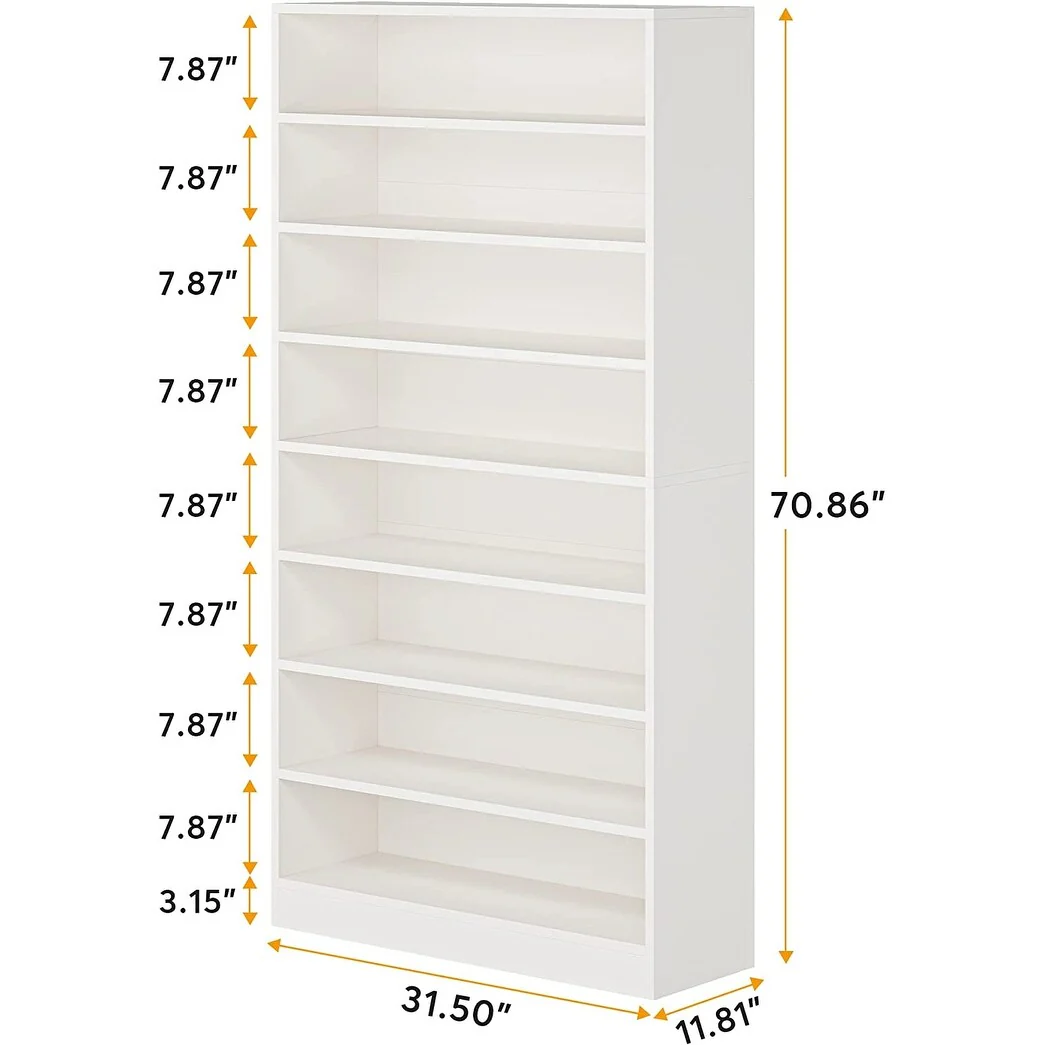 9 Tiers 40-45 Pairs Heavy Duty Wood Freestanding Shoe Storage Cabinet