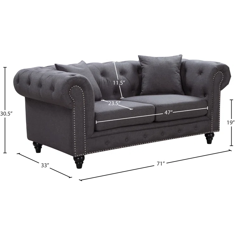 Kylan 71'' Upholstered Sofa