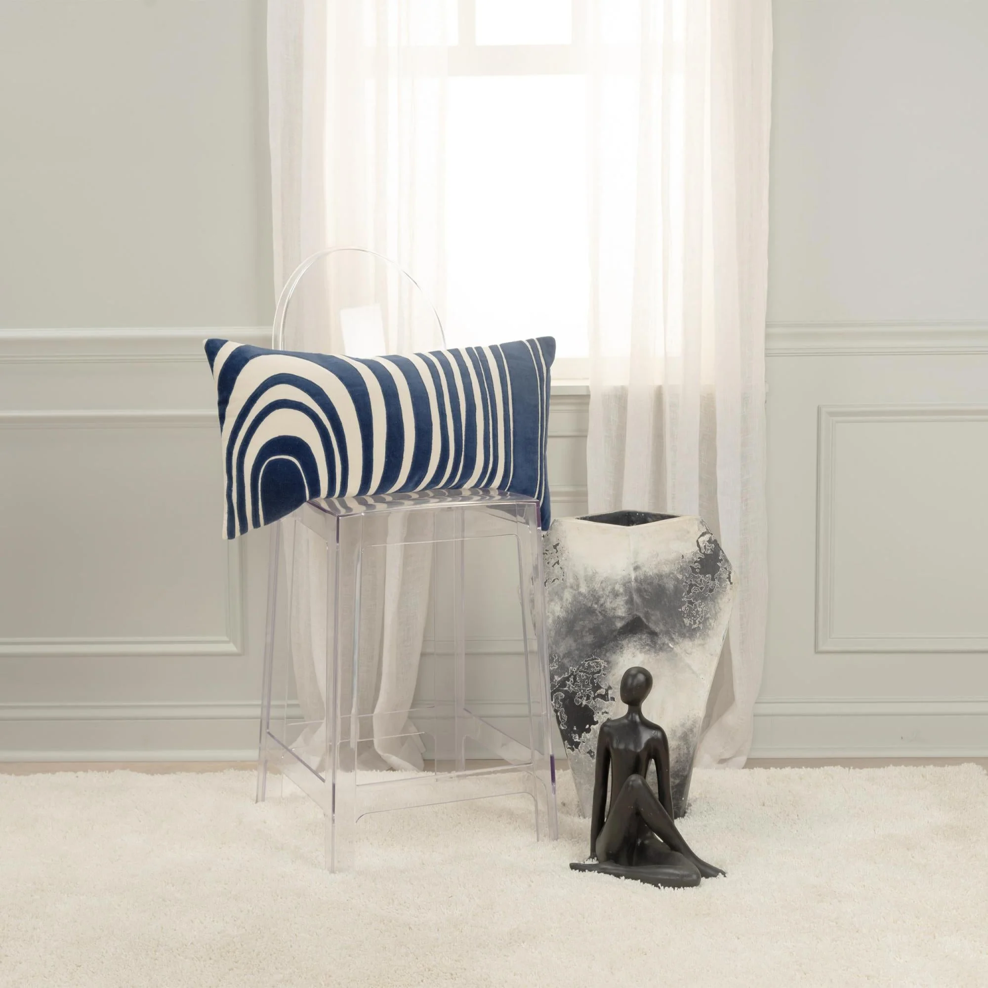 Woven Abstract Throw Pillow