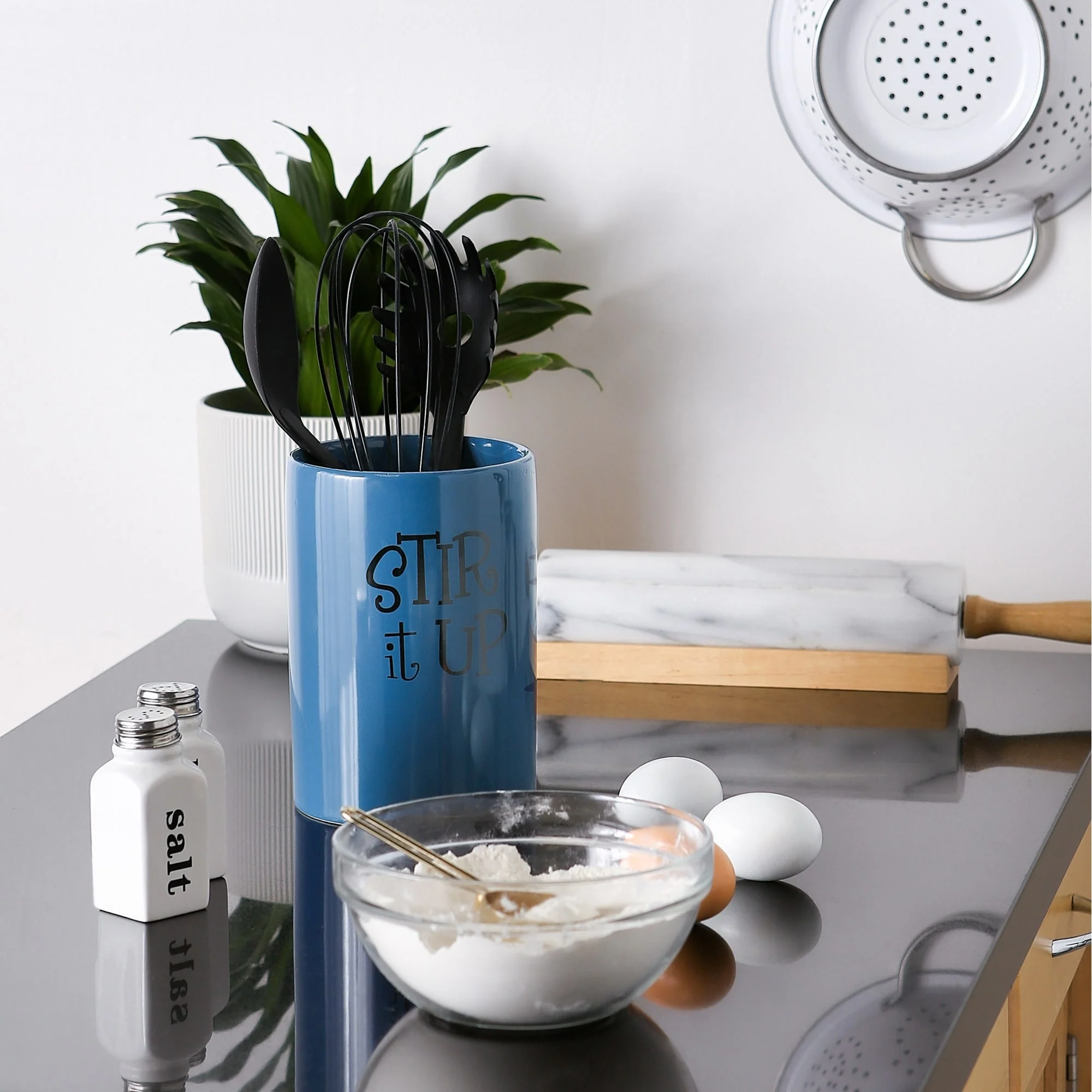 DII Stir It Up Ceramic Utensil Holder