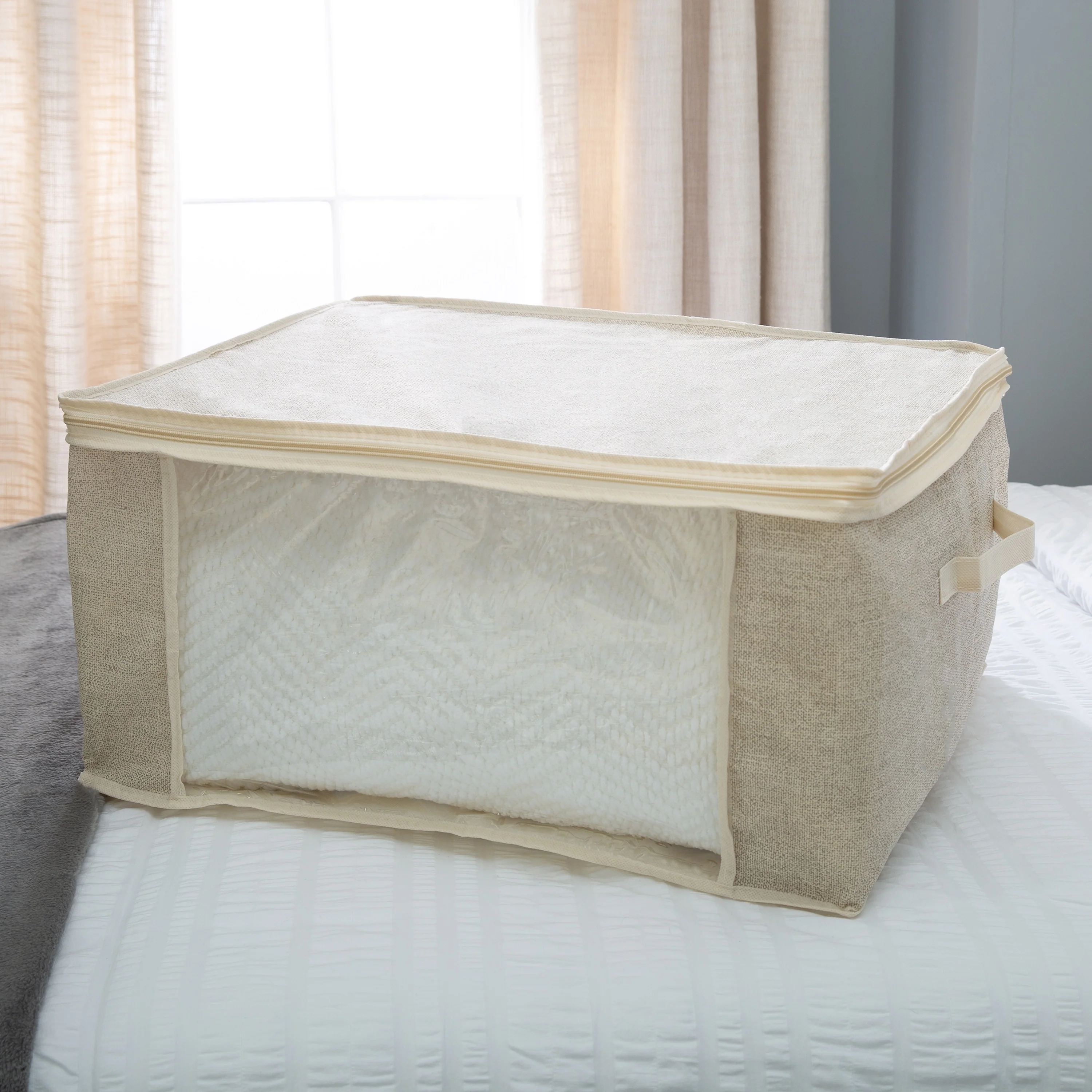 Simplify 2 Pack Blanket Storage Bag in Black