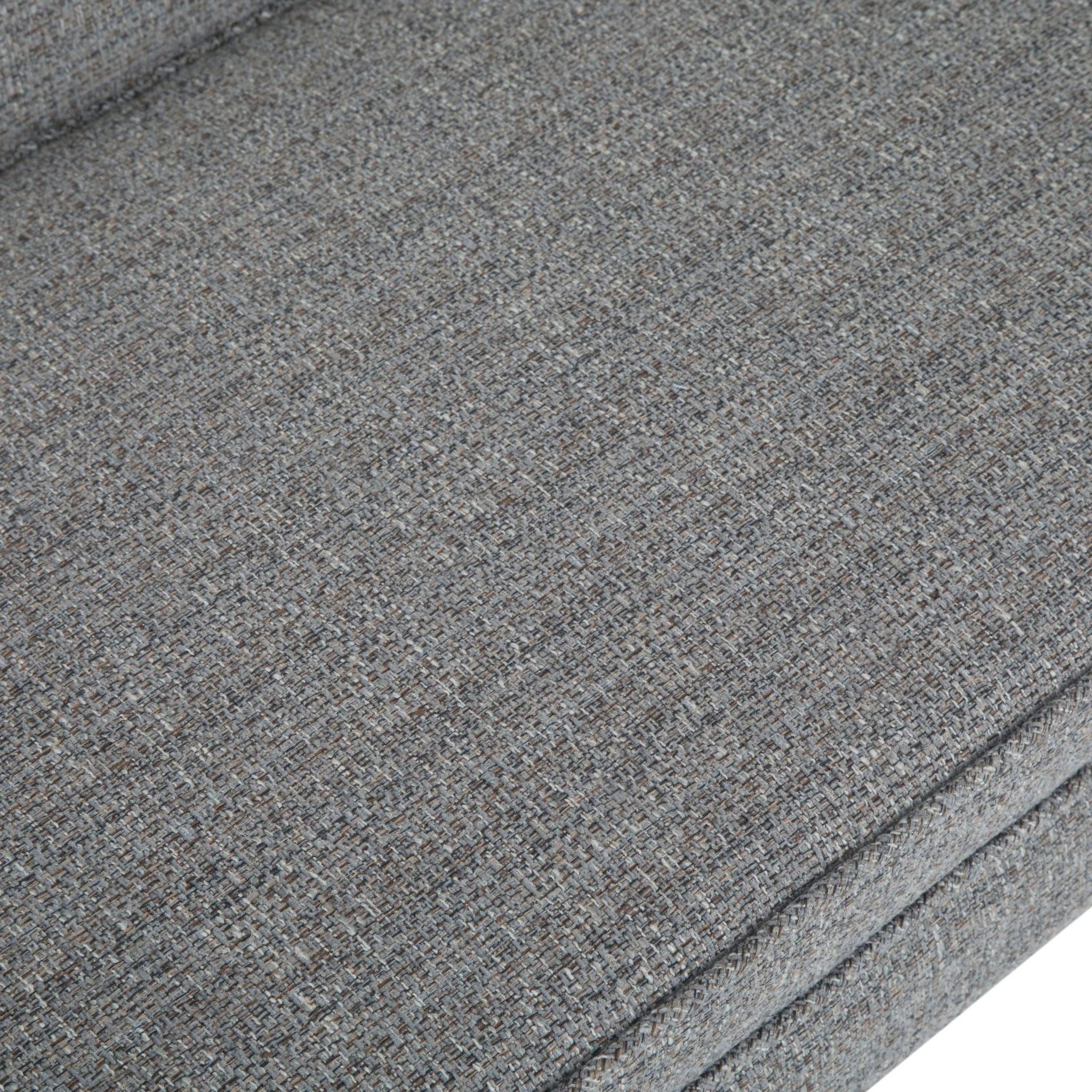 Wave Upholstered Bench with Low Back and Swooped Arms