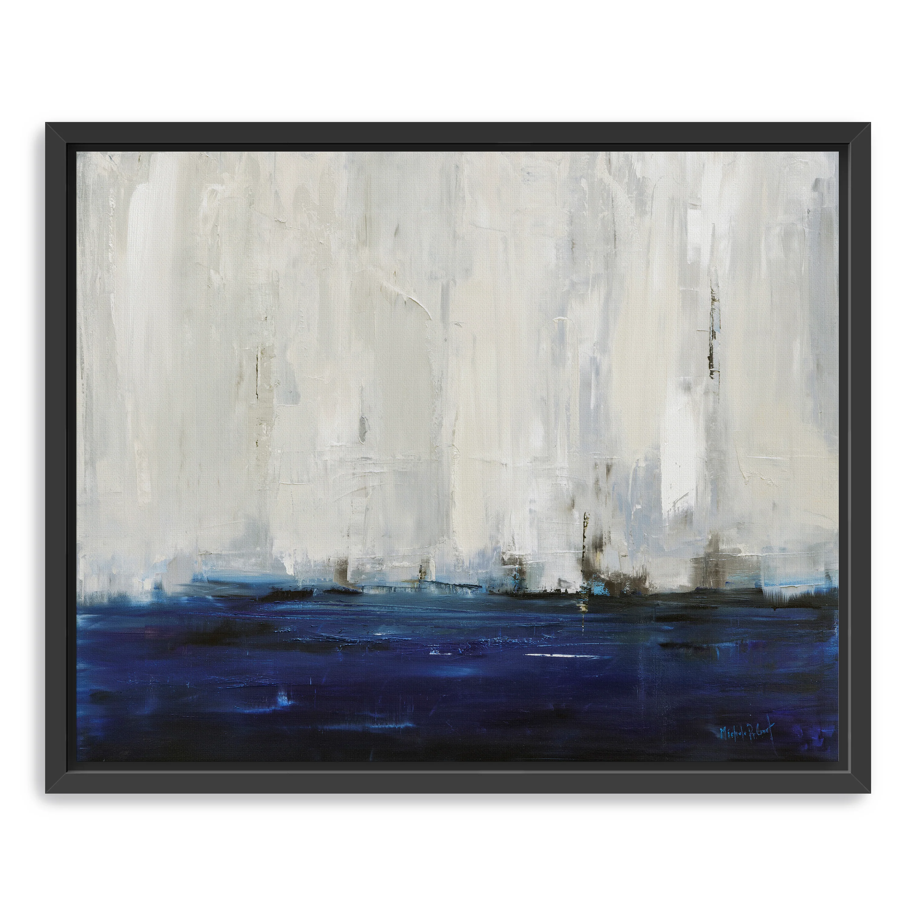Blue City Canvas Giclee