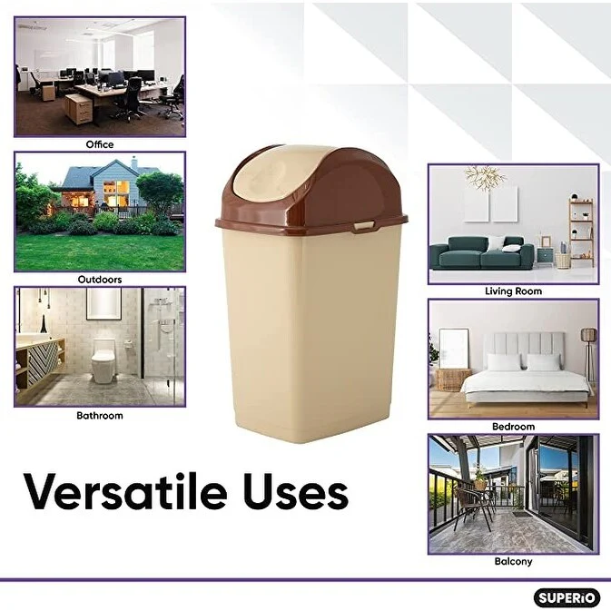 18 qt Slim Swing Trash Can