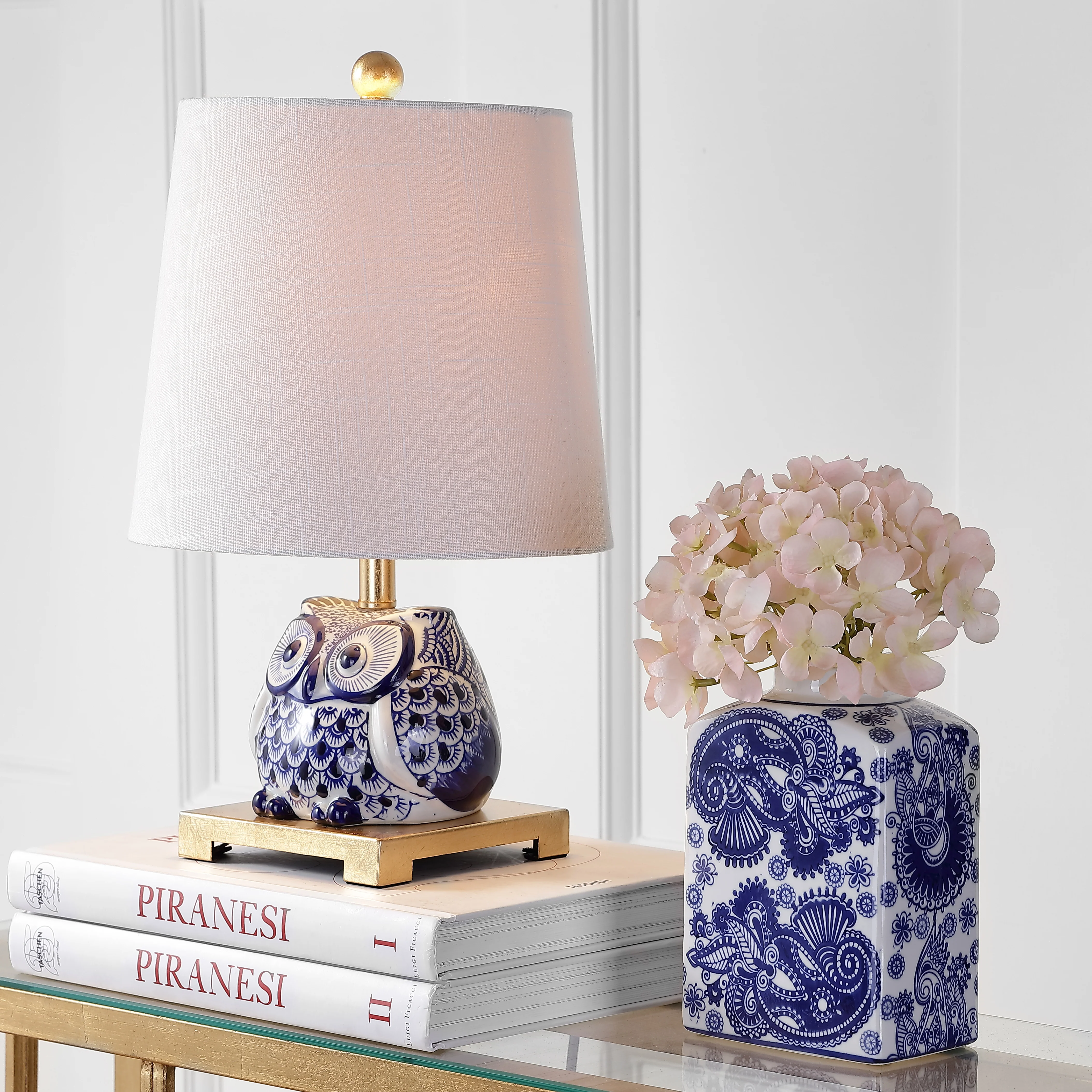 Justina Ceramic Mini LED Table Lamp