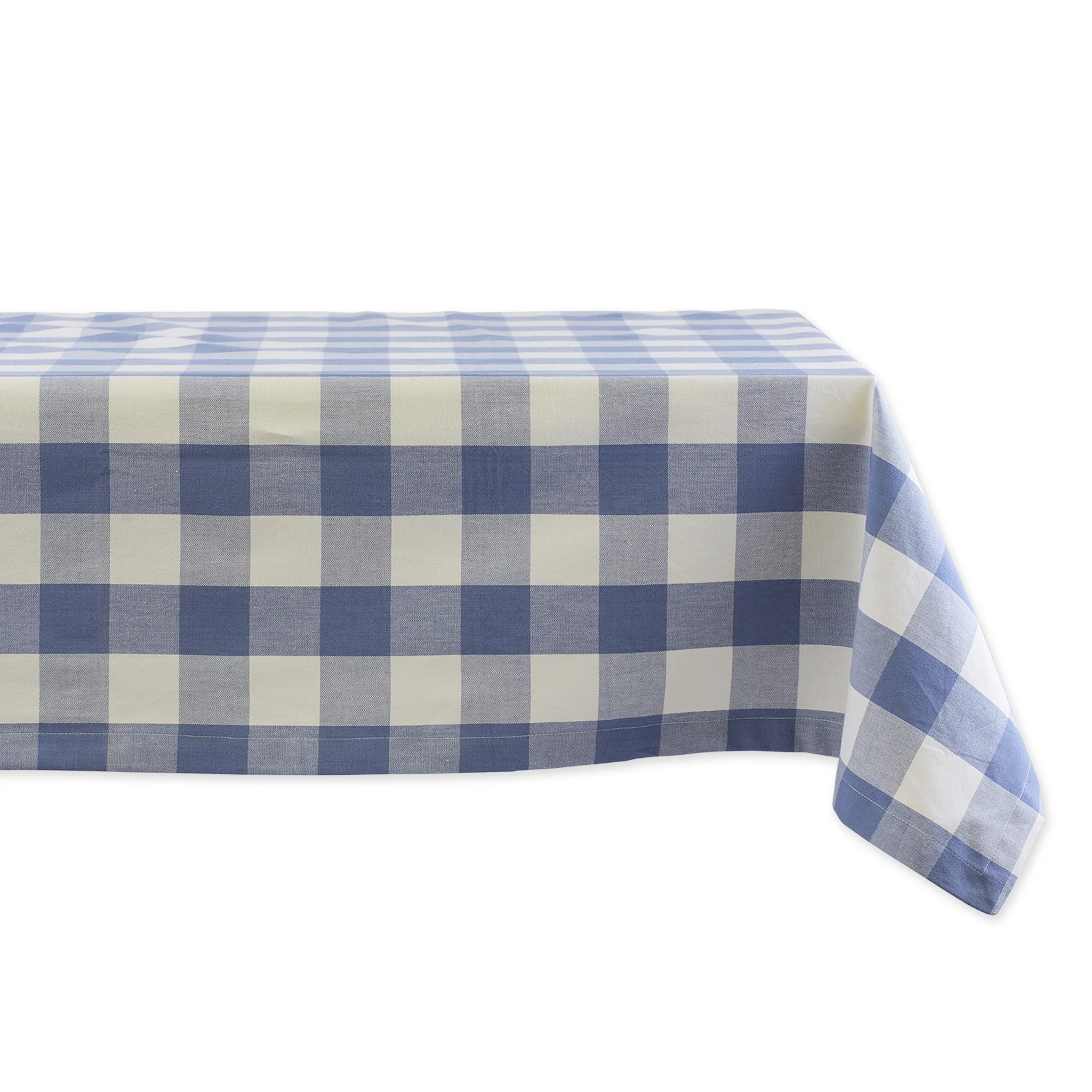 Stonewash Blue Buffalo Check Tablecloth