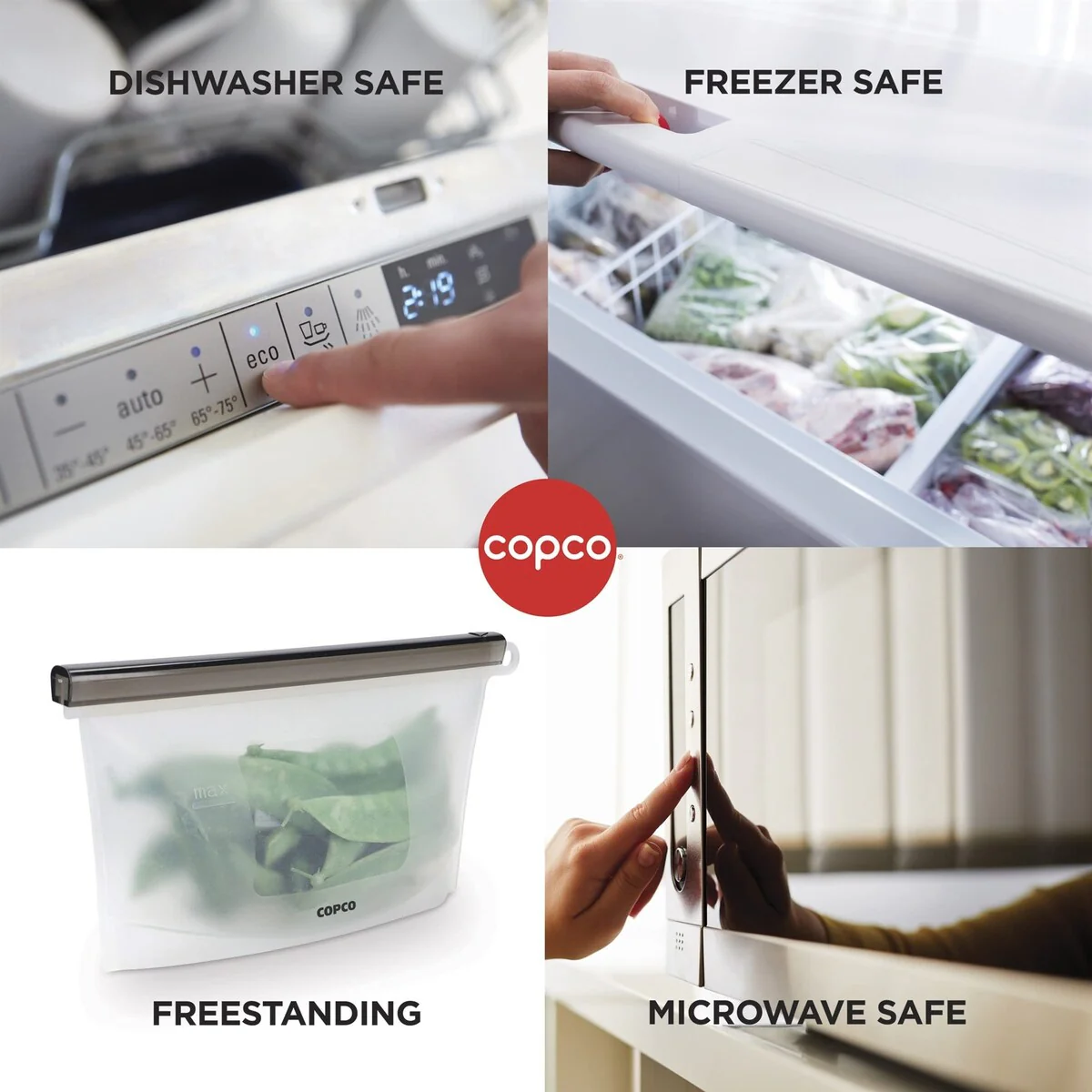 Copco Silicone Food Grade Reusable Storage Bag