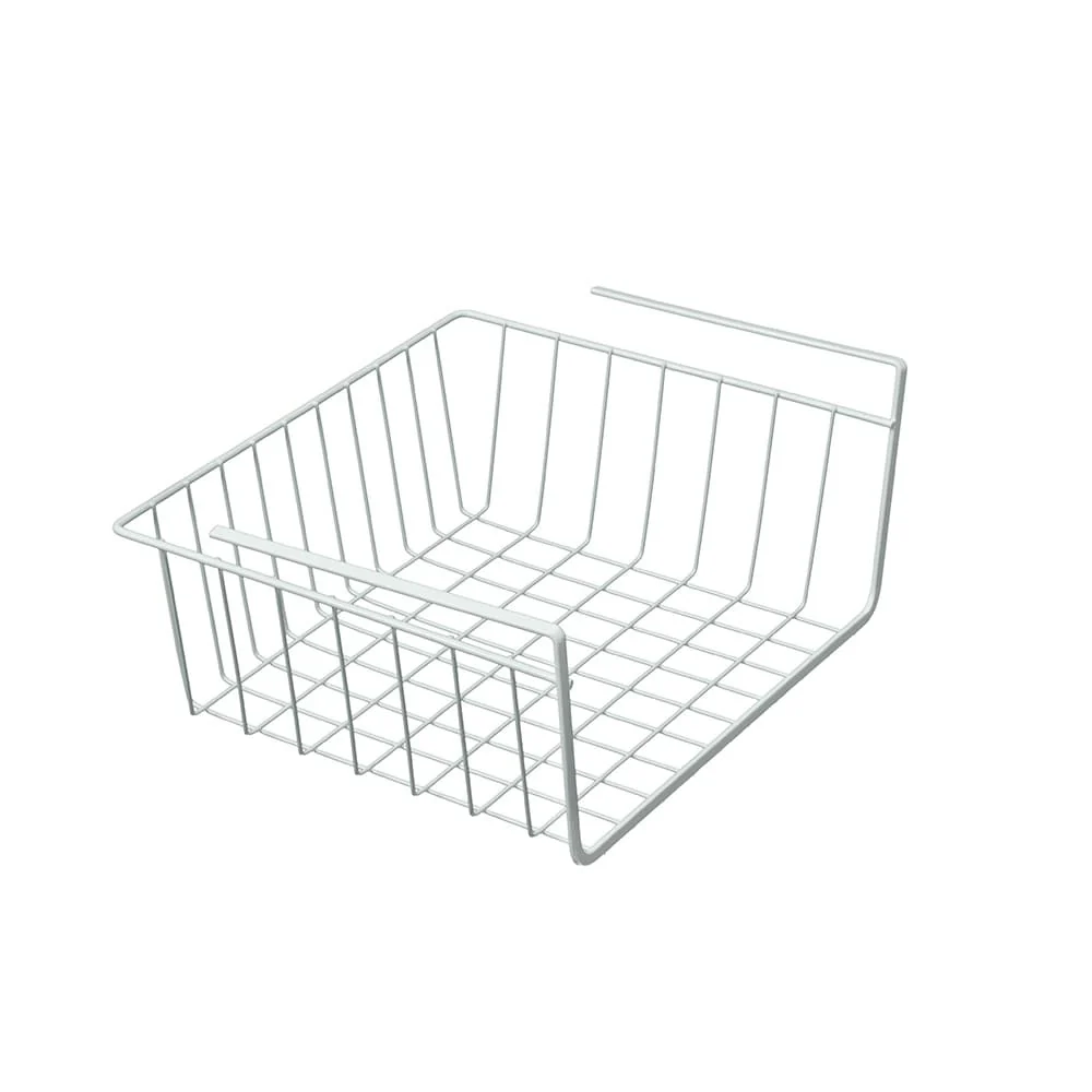 Organized Living Small White Under-cabinet Basket