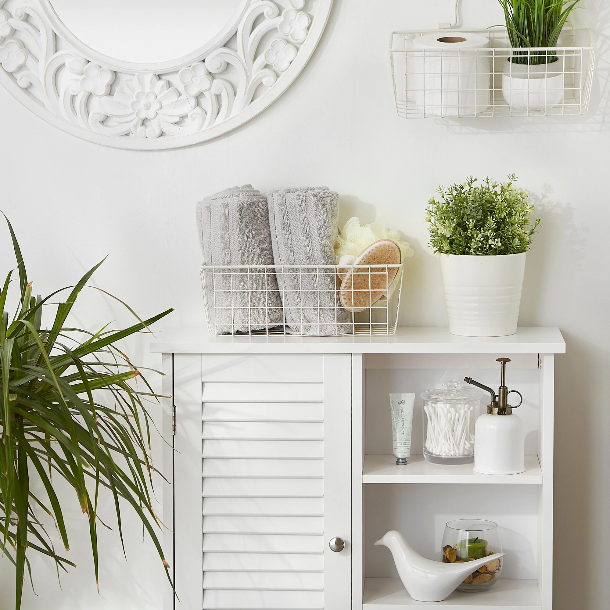 DII Wire Wall Basket(Set of 2) Grey