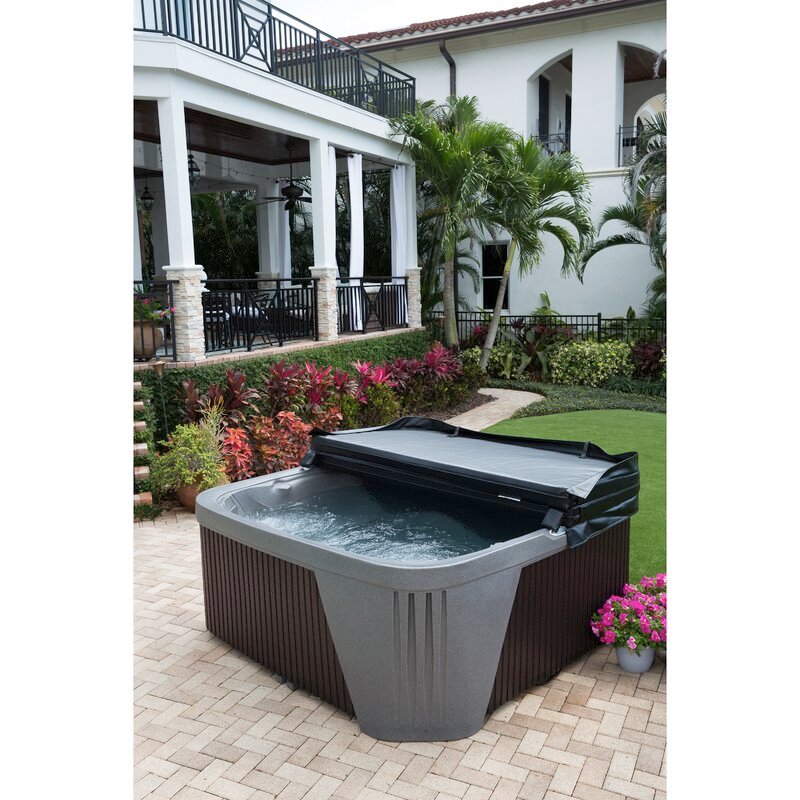 Aquarest Spas, Powered By Jacuzzi® Pumps 6 - Person 45 - Jet Square Plug And Play Hot Tub with Ozonator