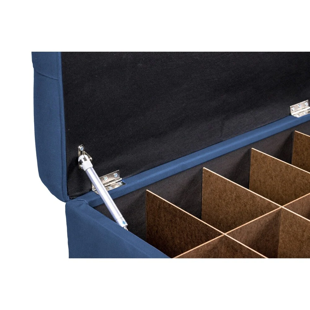 MJL Furniture-Sole Secret Obsession Diamond-tufted Shoe Storage Bench