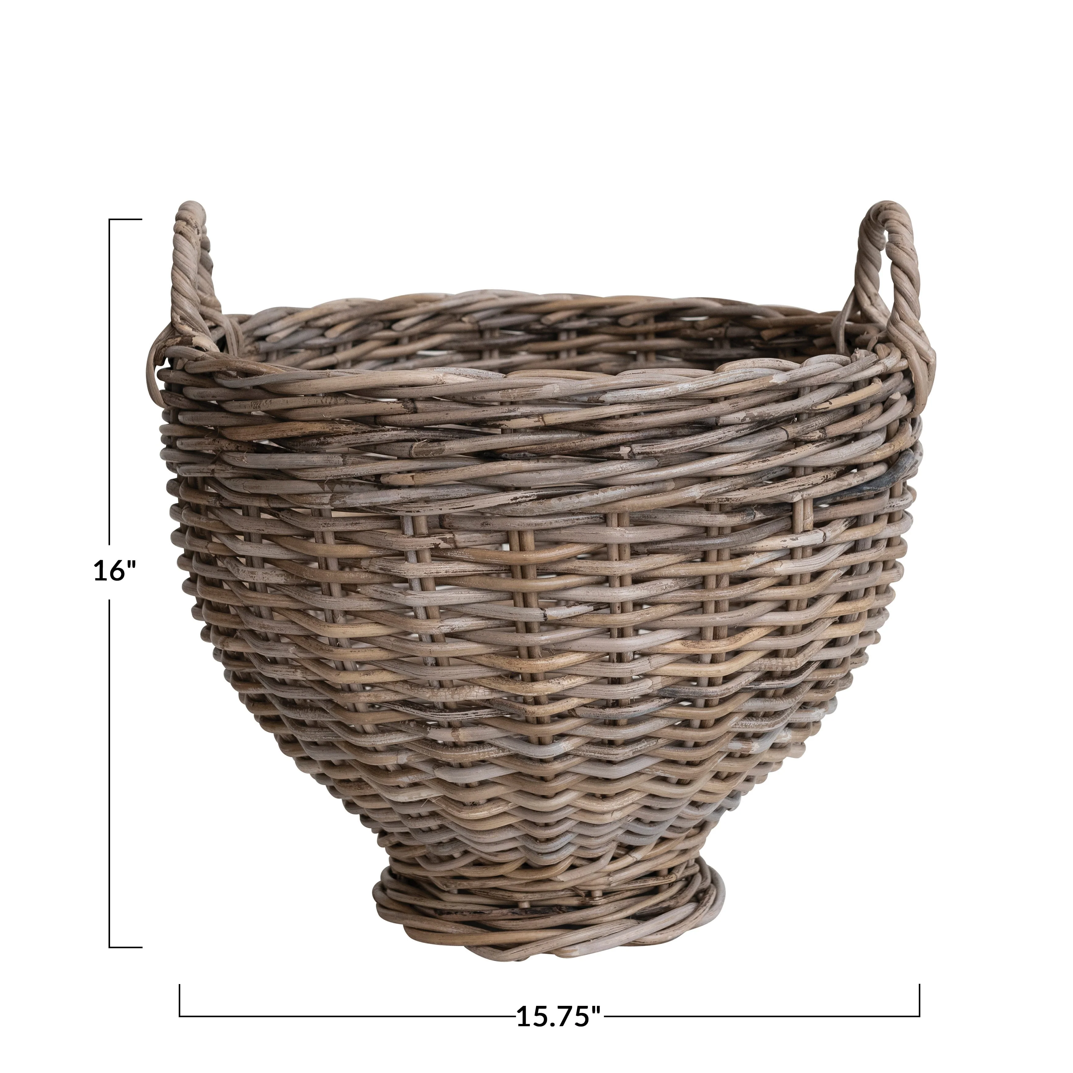 Woven Rattan Basket Storage