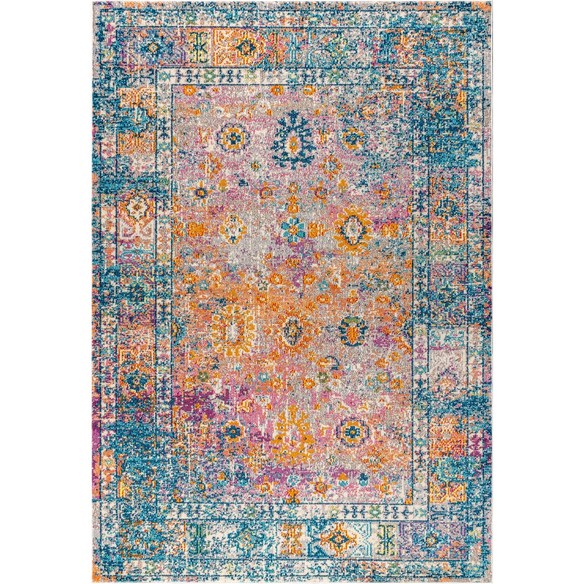 Bohemian FLAIR Boho Vintage Medallion Area Rug
