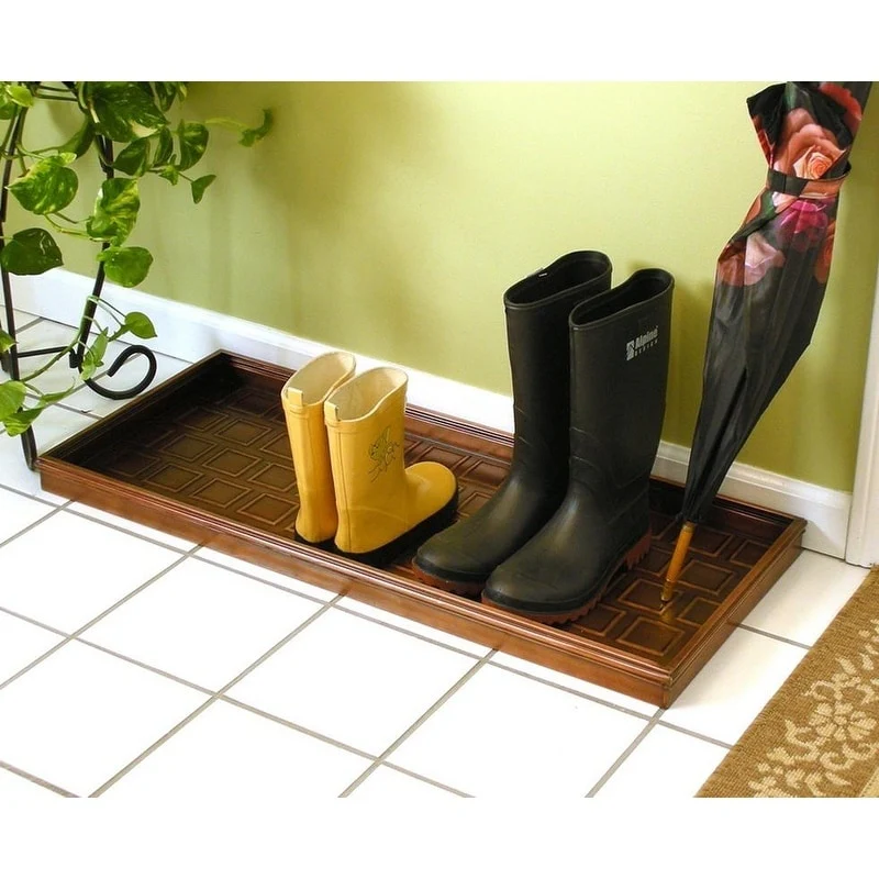 Good Directions Squares Multi-purpose Copper Boot Tray
