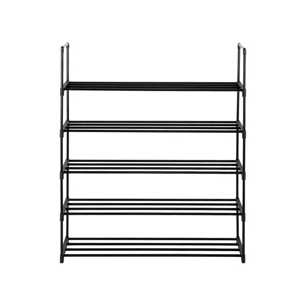 5-Tier Shoe Rack,Metal Shoe Shelf,Storage Organizer