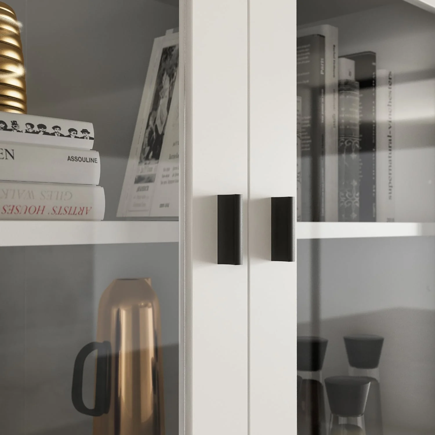 Combined BookShelves Kitchen Cabinet Display Cabinet Pantry Bookcase
