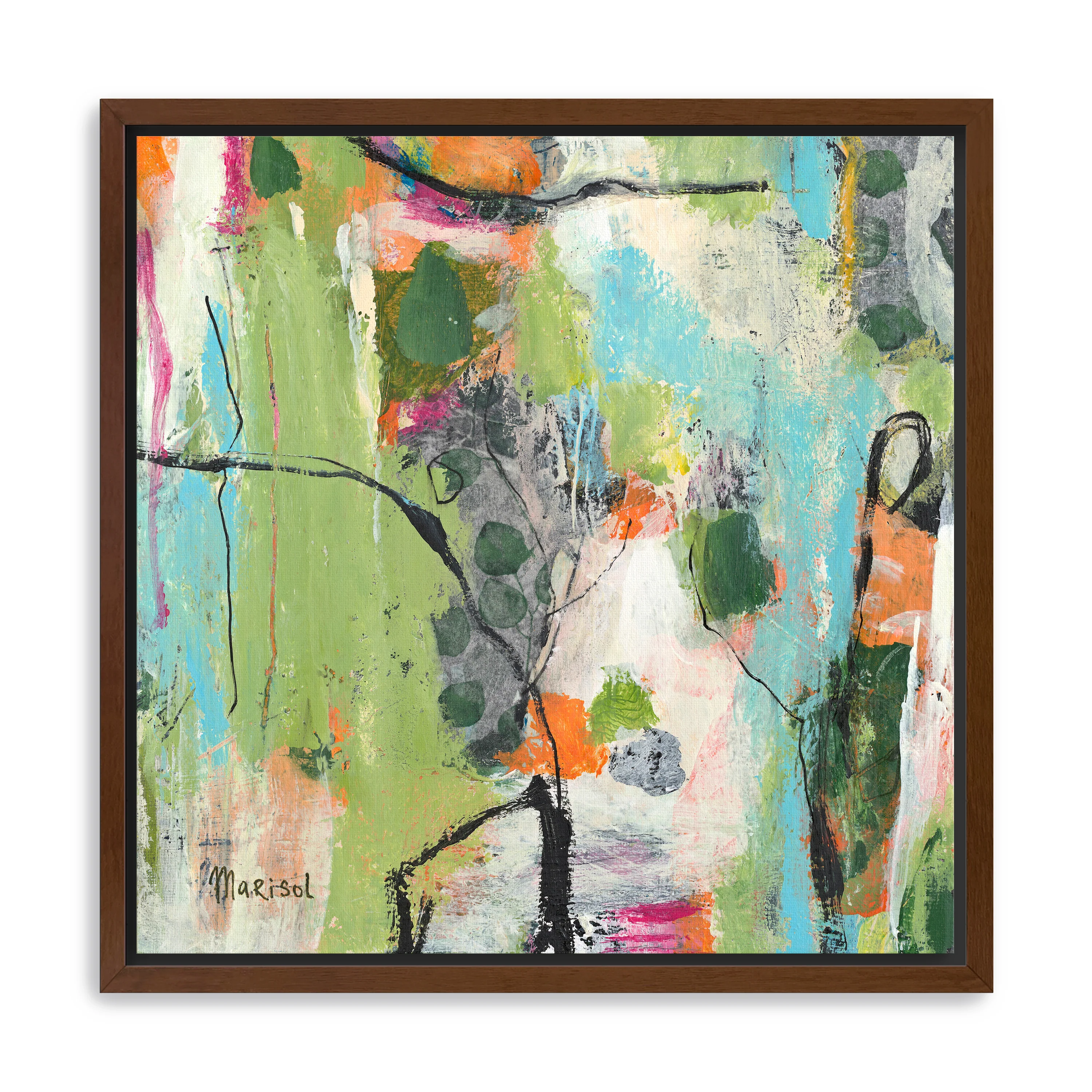 June Canvas Giclee