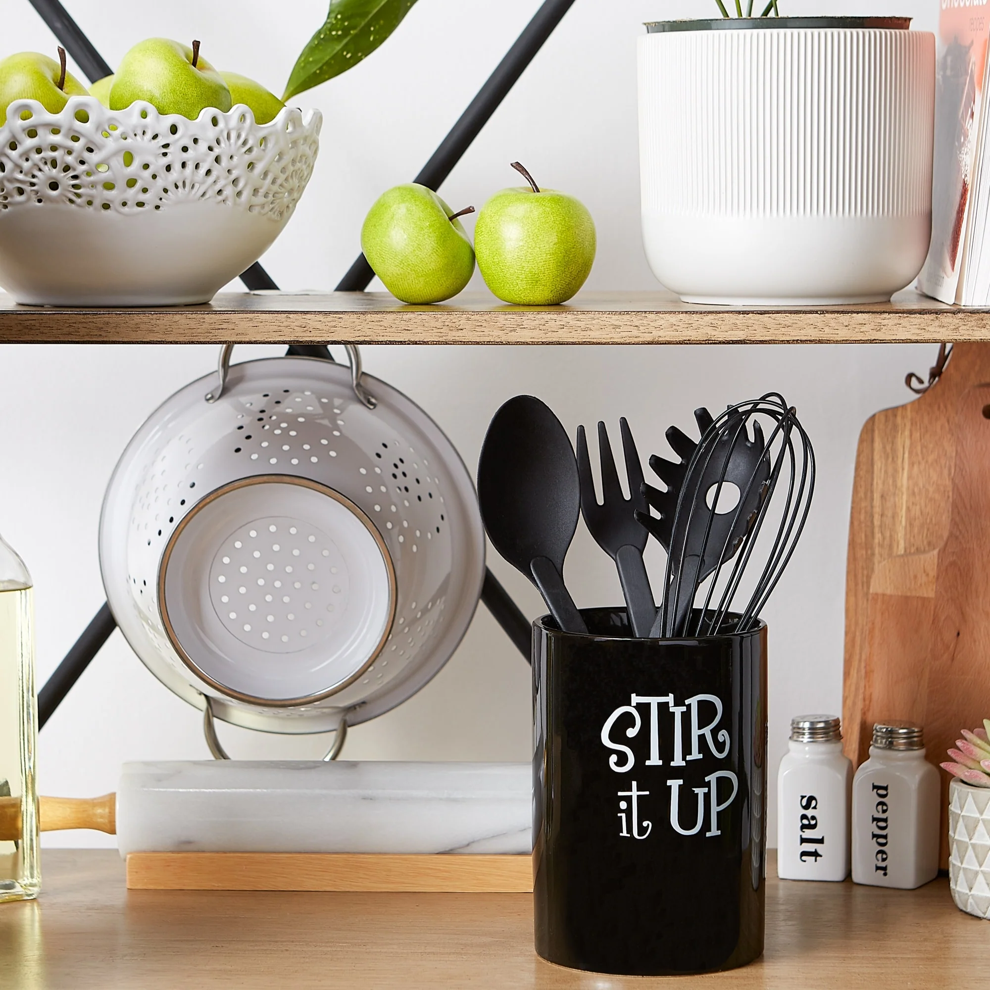 DII Stir It Up Ceramic Utensil Holder