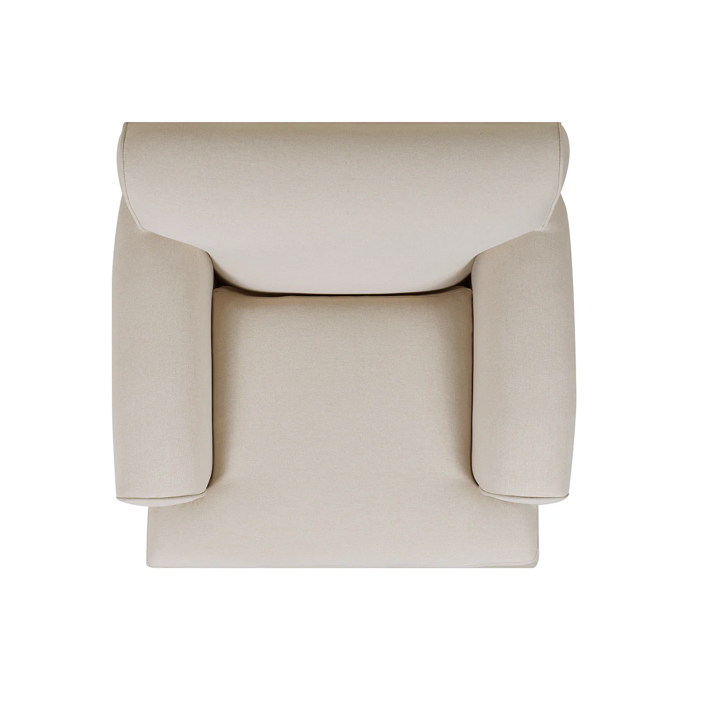 Cobaltex Upholstered Arm Chair with Metal Casters and Rolled Arms