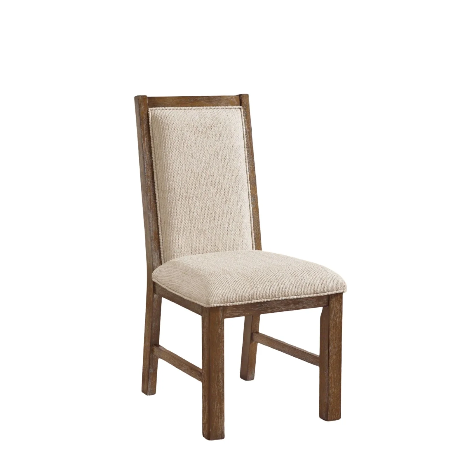 Upholstered Dining Chair with Seat Cushions and High Back