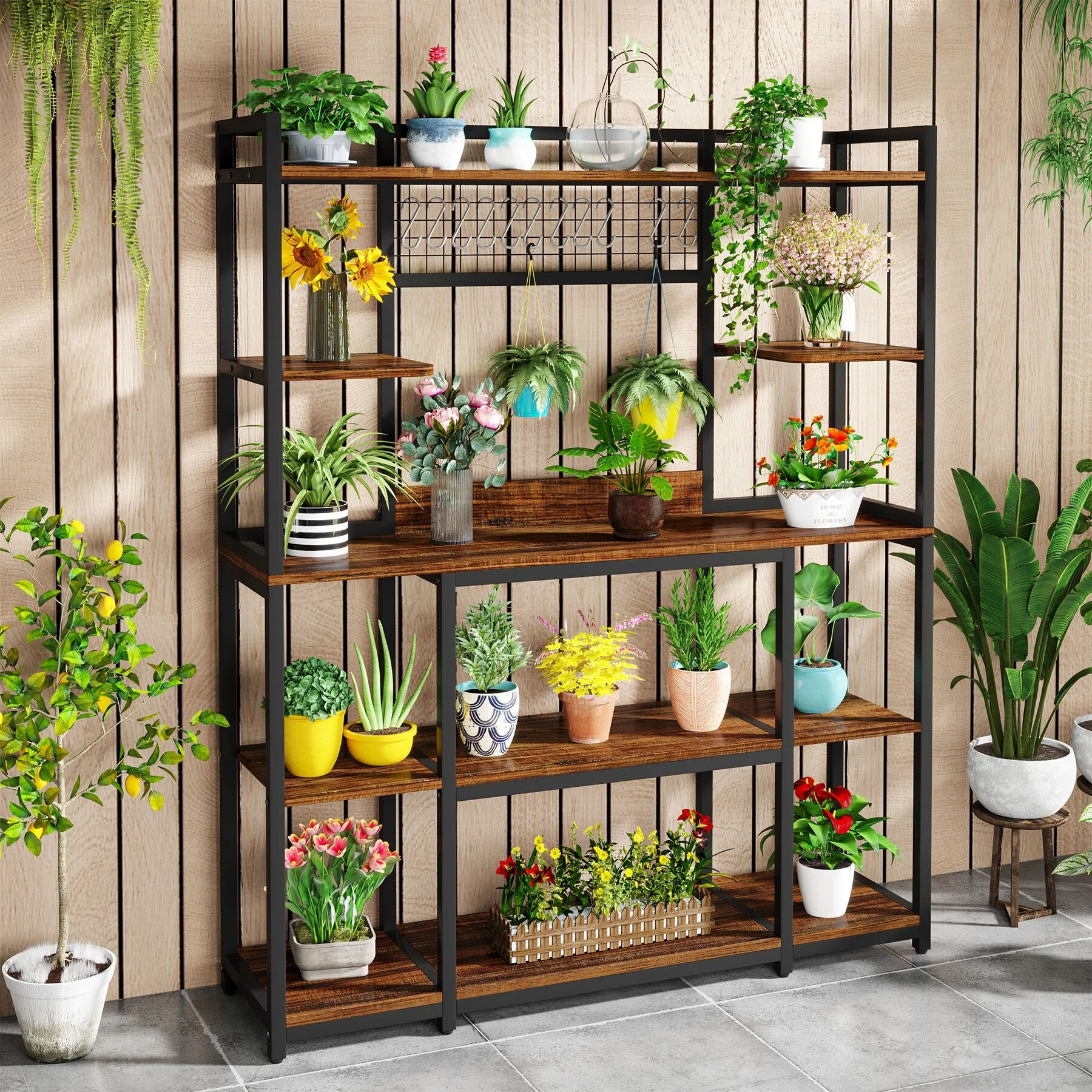 5-Tier Large Kitchen Bakers Rack, 55