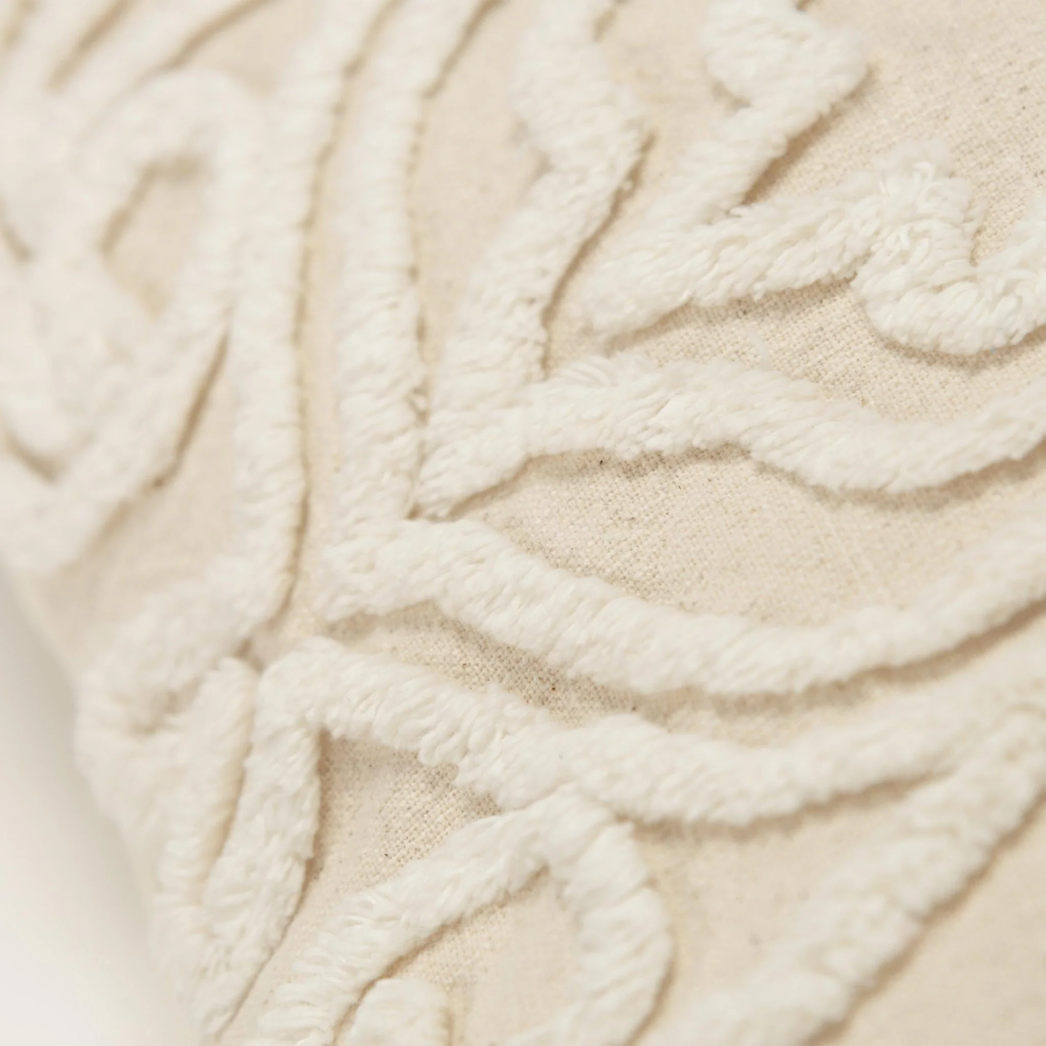 Medallion Relief Square Pillow