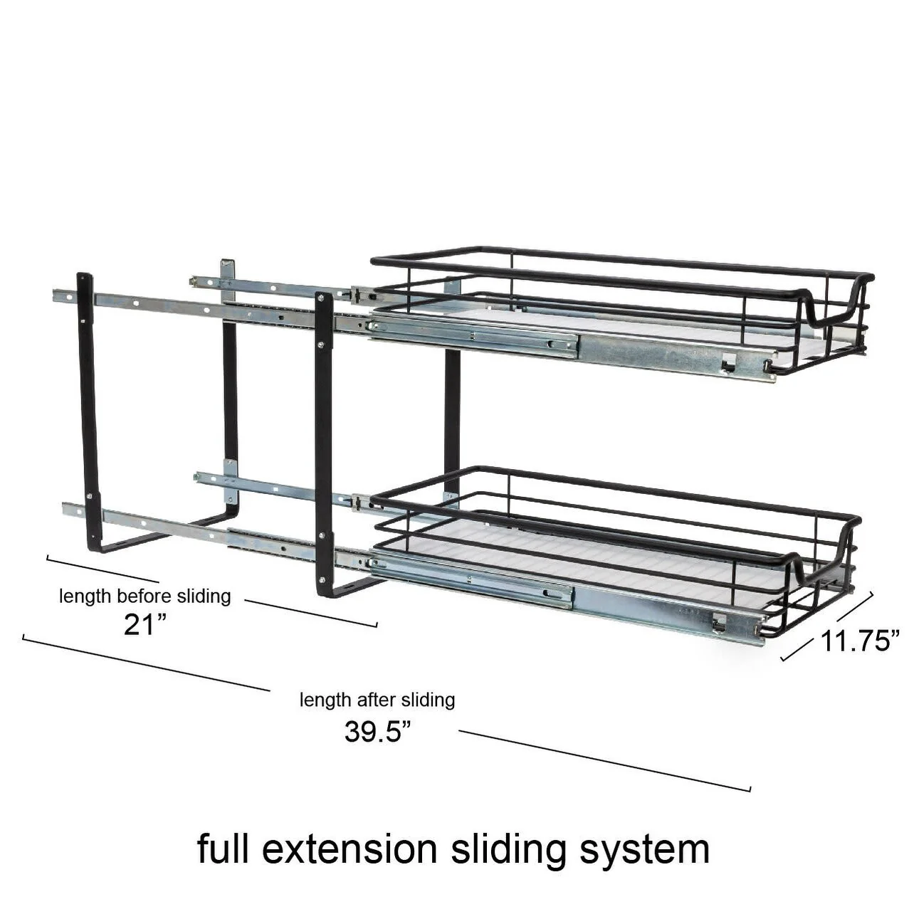 Household Essentials Multipurpose Pull-Out/Slide-Out Storage Organizer