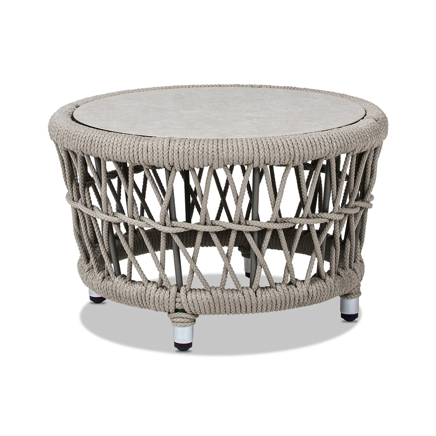 Everly Round Woven Outdoor Coffee Table