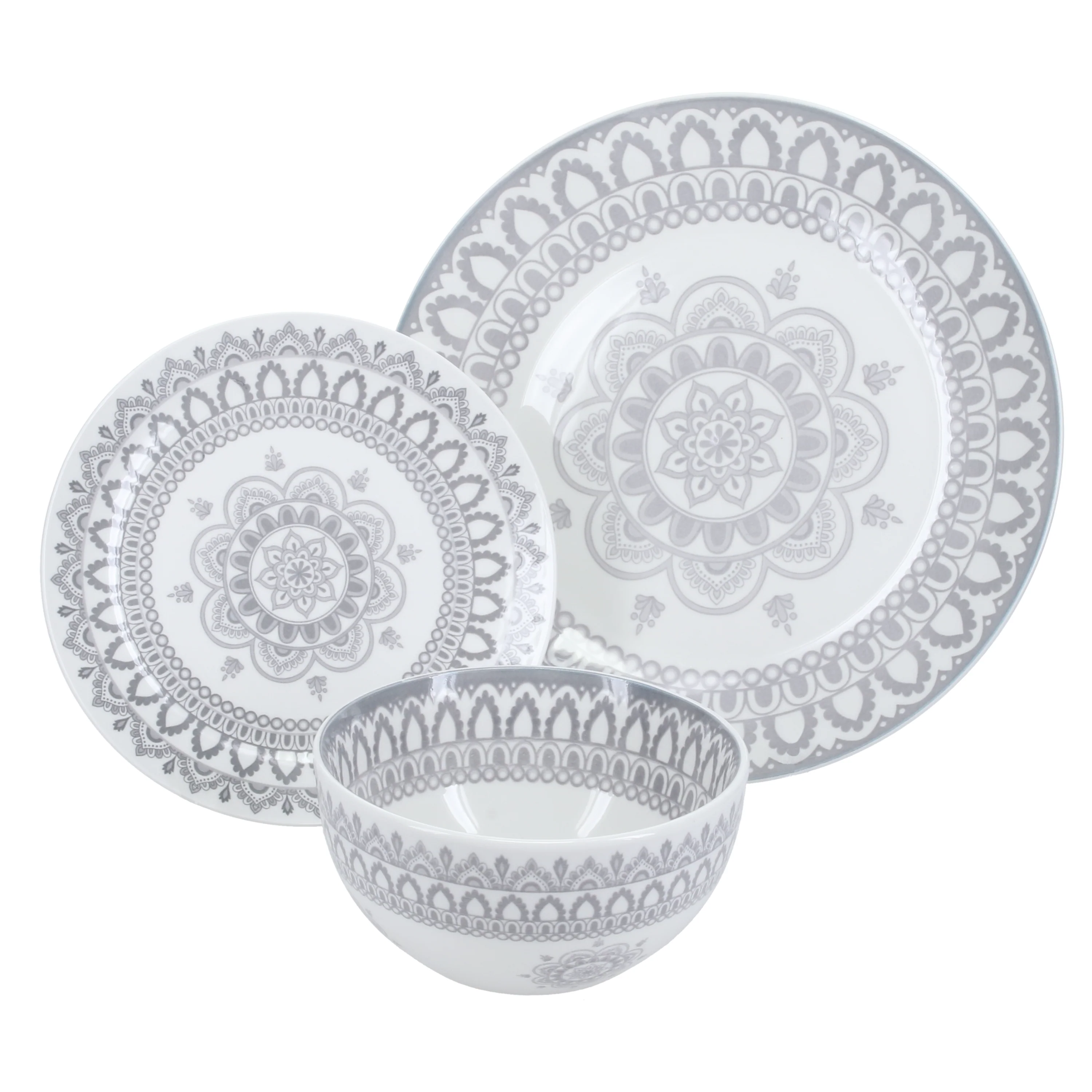 Arabesque 12 Piece Dinnerware Set