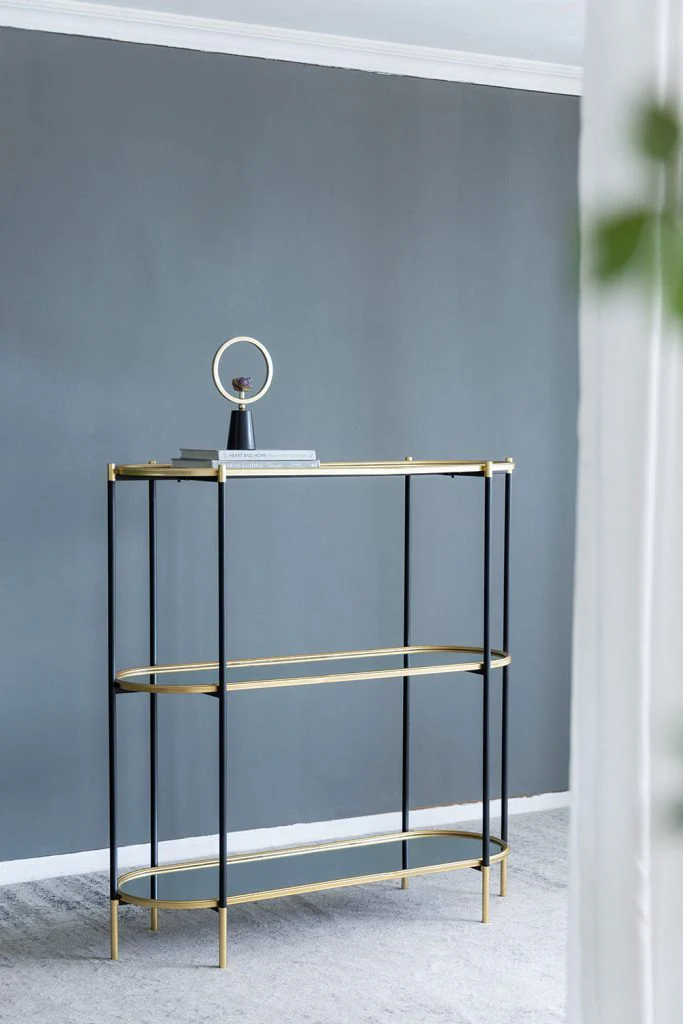 3-Tier Metal Console Table
