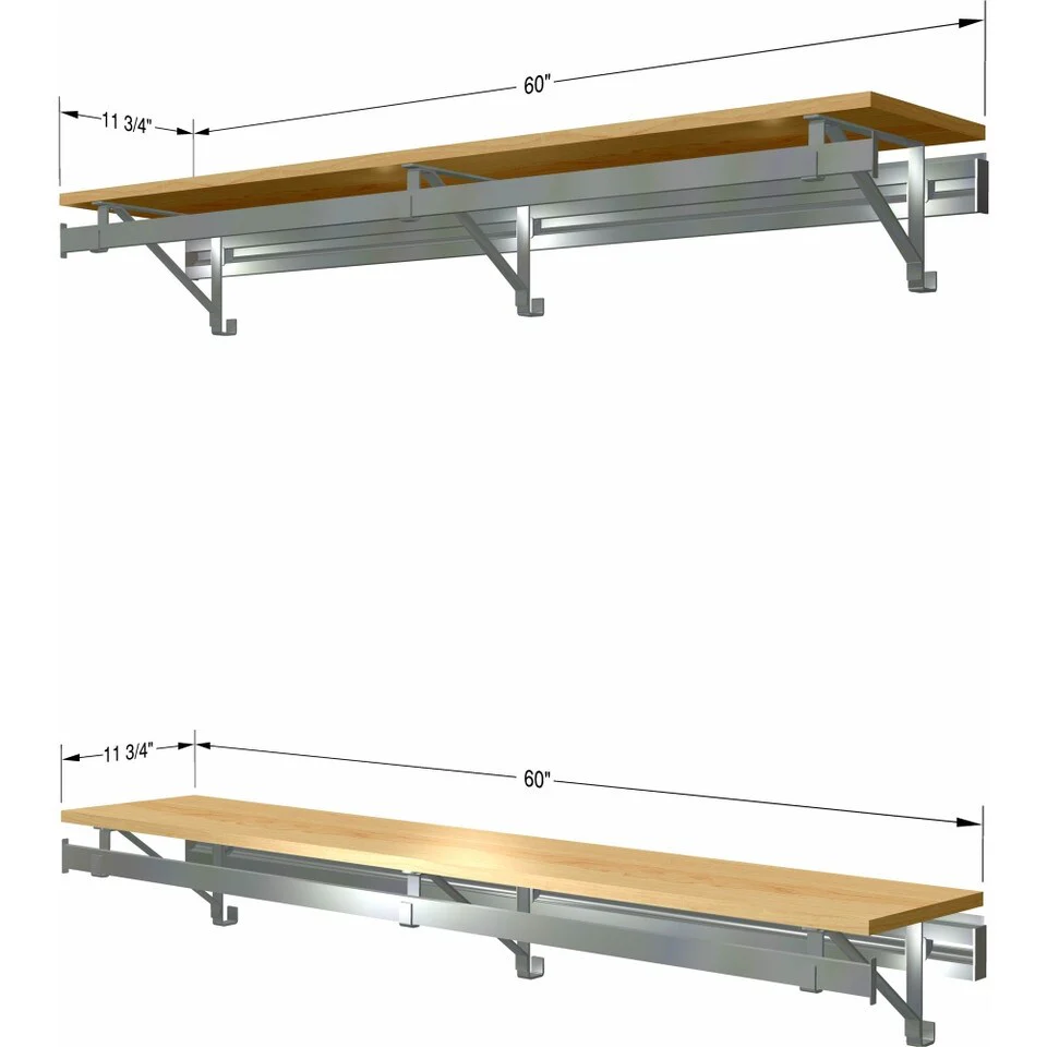 arrange a SPACE RCMBX Double Shelf-Hang Closet System