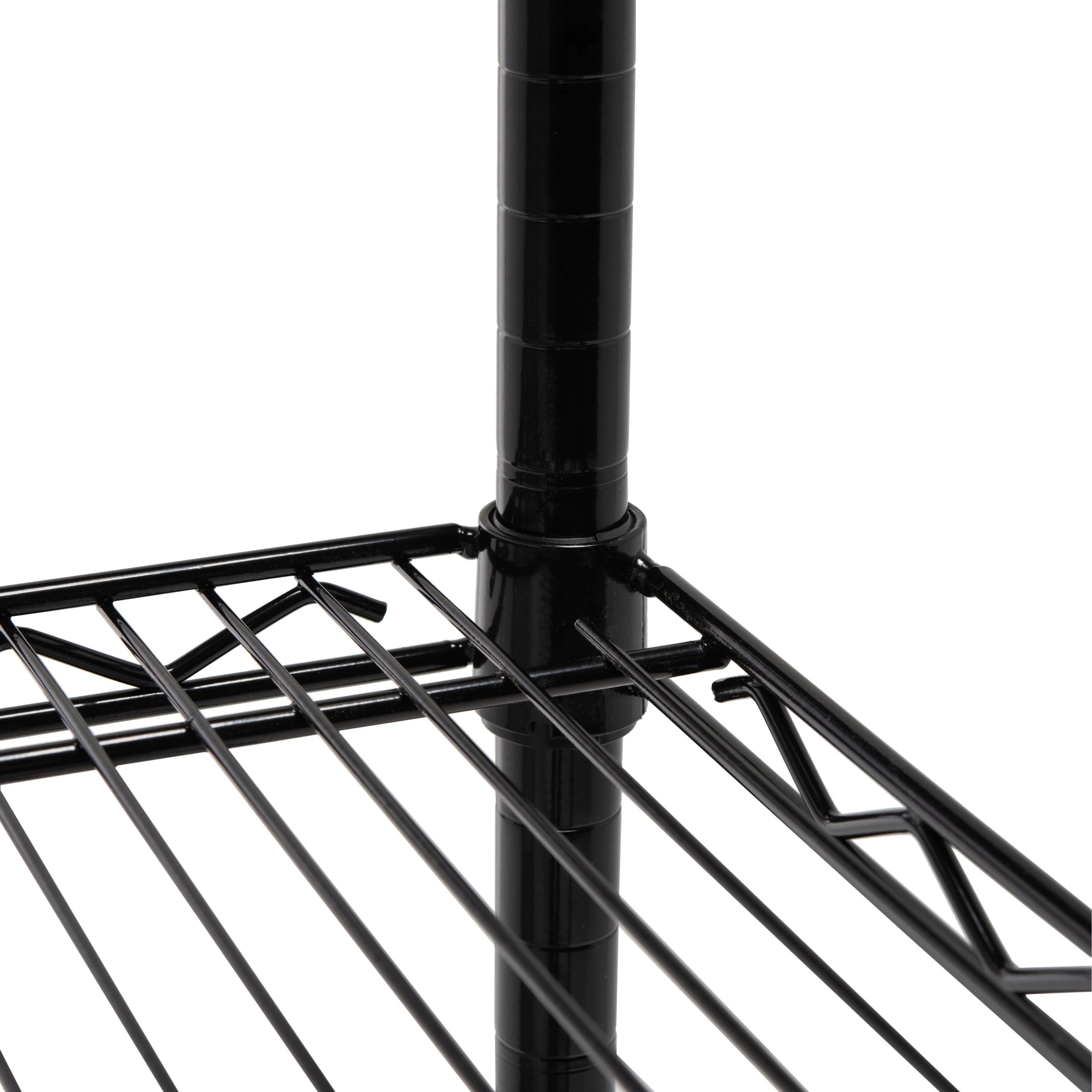 SAFAVIEH Storage Felecia 6 Tier Heavy Duty Commercial Chrome Wire Shelf - 47.6