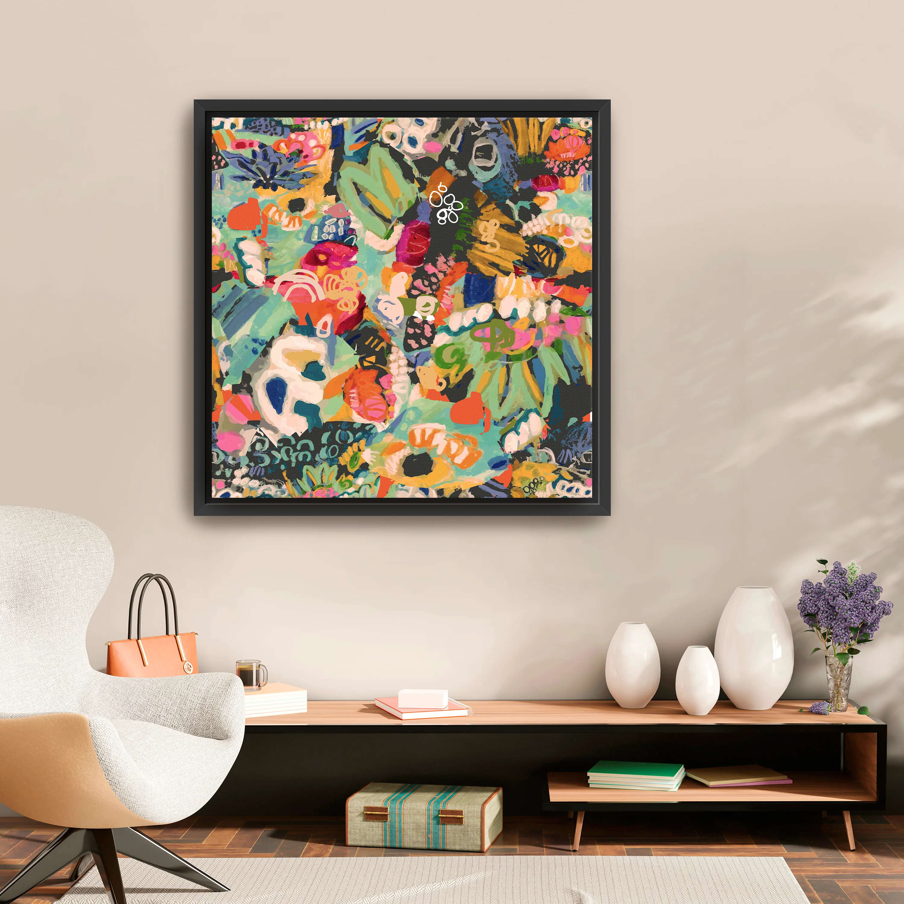 Bold Garden Canvas Giclee