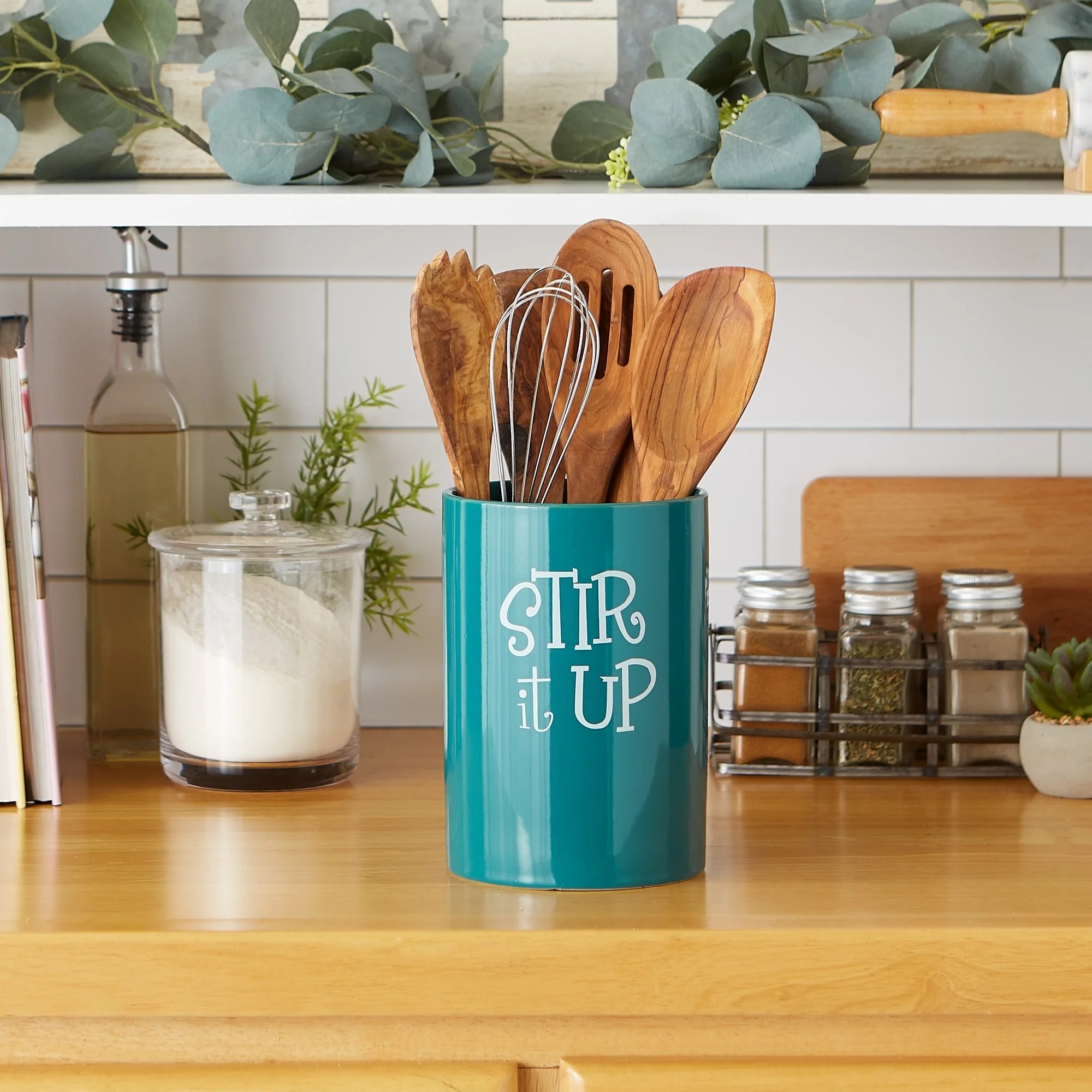 DII Stir It Up Ceramic Utensil Holder
