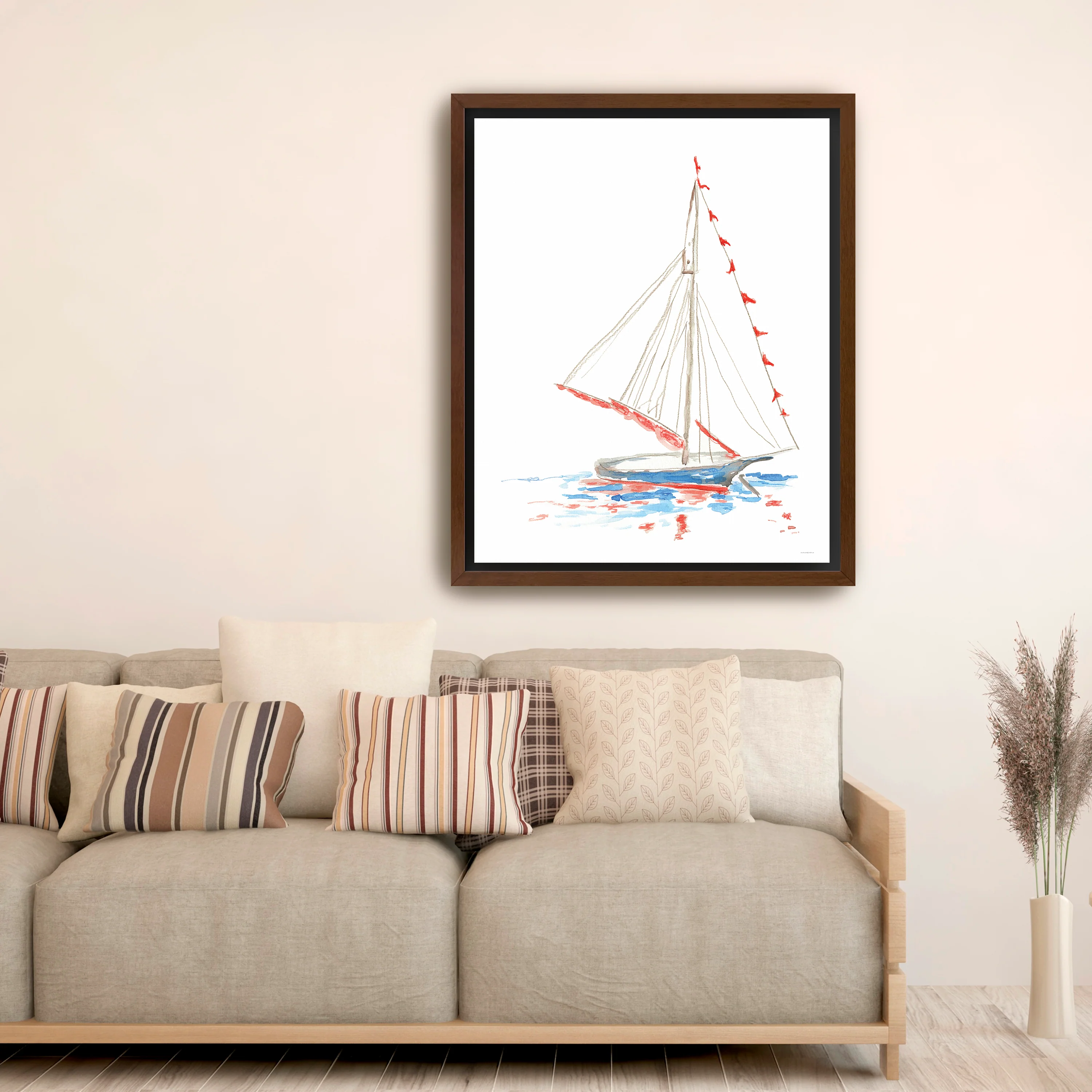 Boat Parade Canvas Giclee