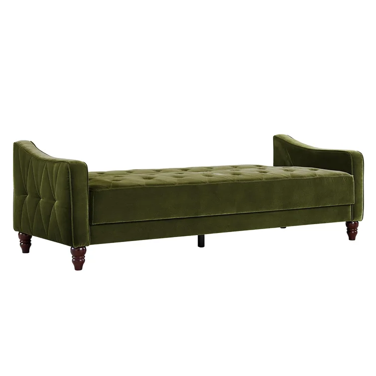 Vintage 81.5'' Velvet Sleeper Sofa