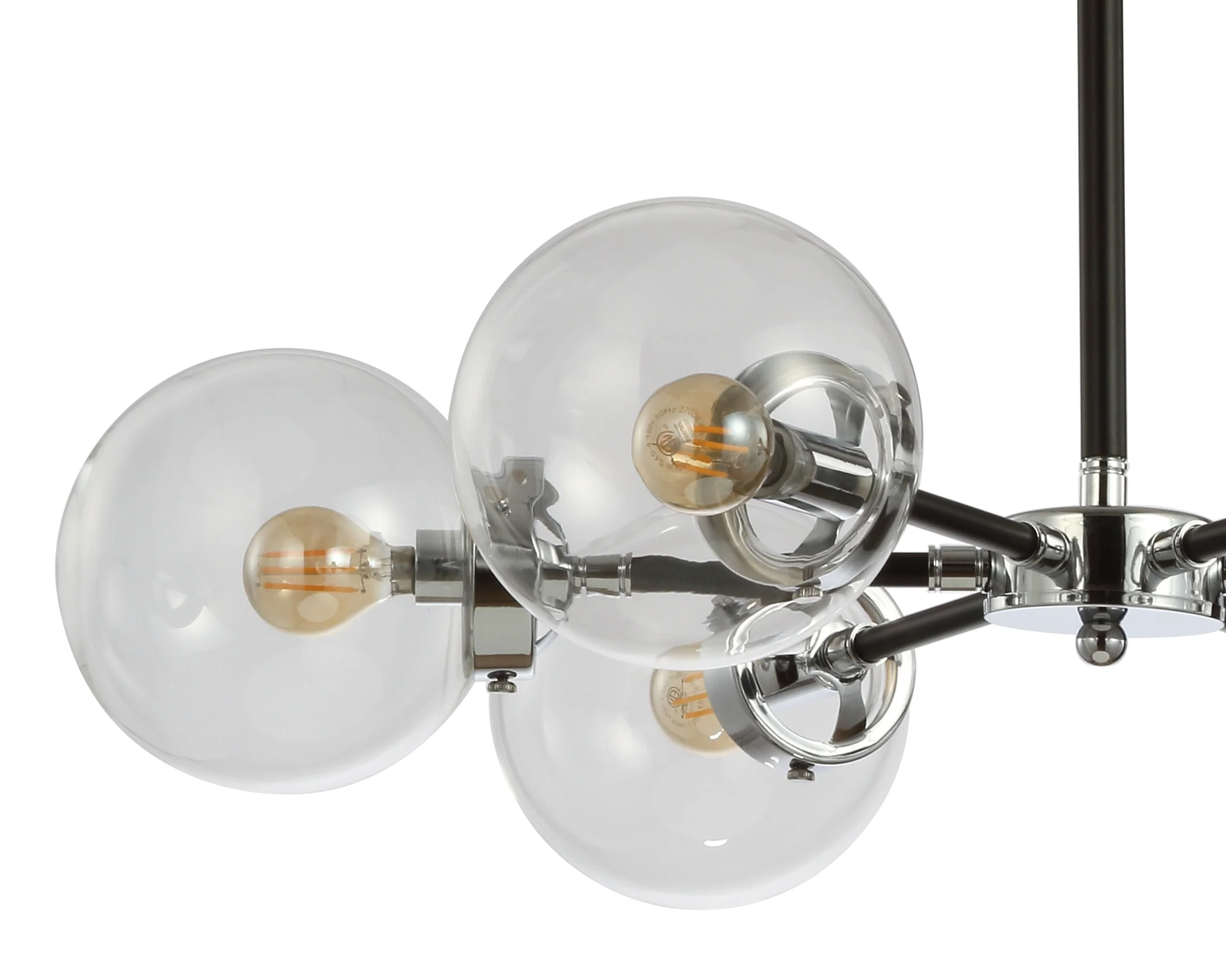 Caleb Brass Cluster Pendant