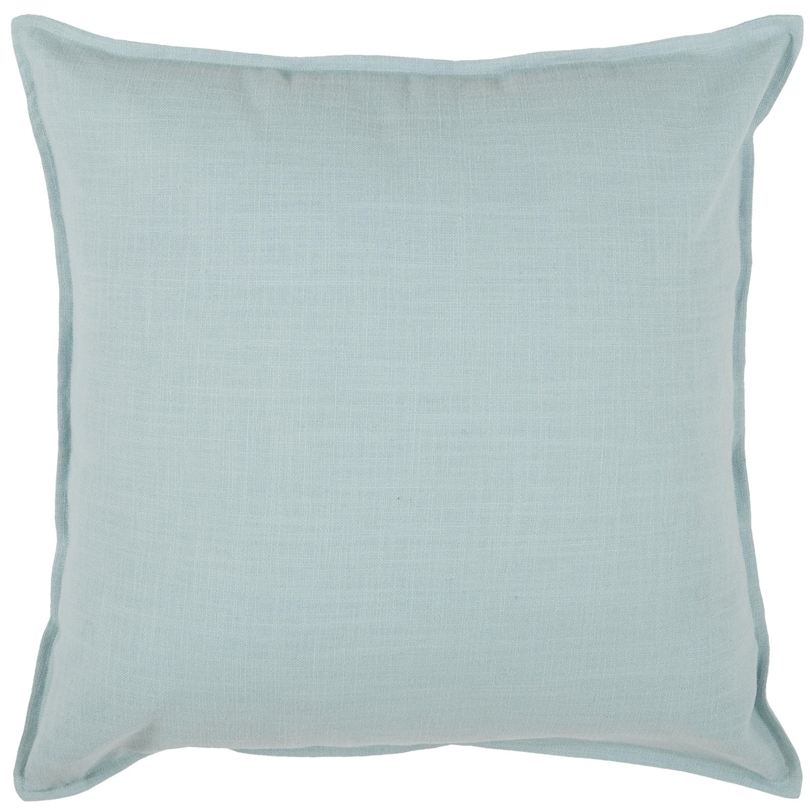 Flanged Cotton Solid Decorative Throw Pillow