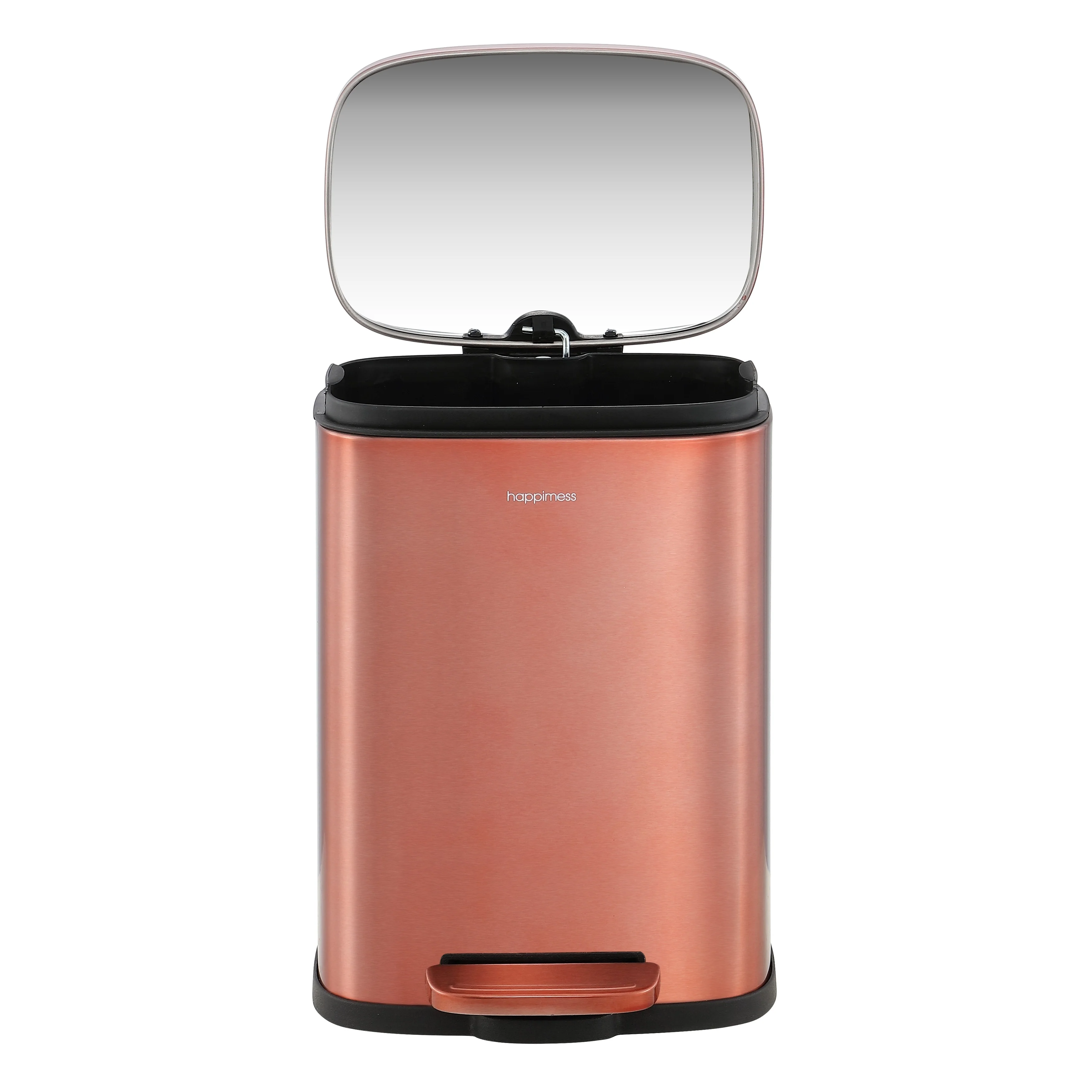 happimess 13-Gallon Trash Can with Soft-Close Lid and FREE Mini Trash Can