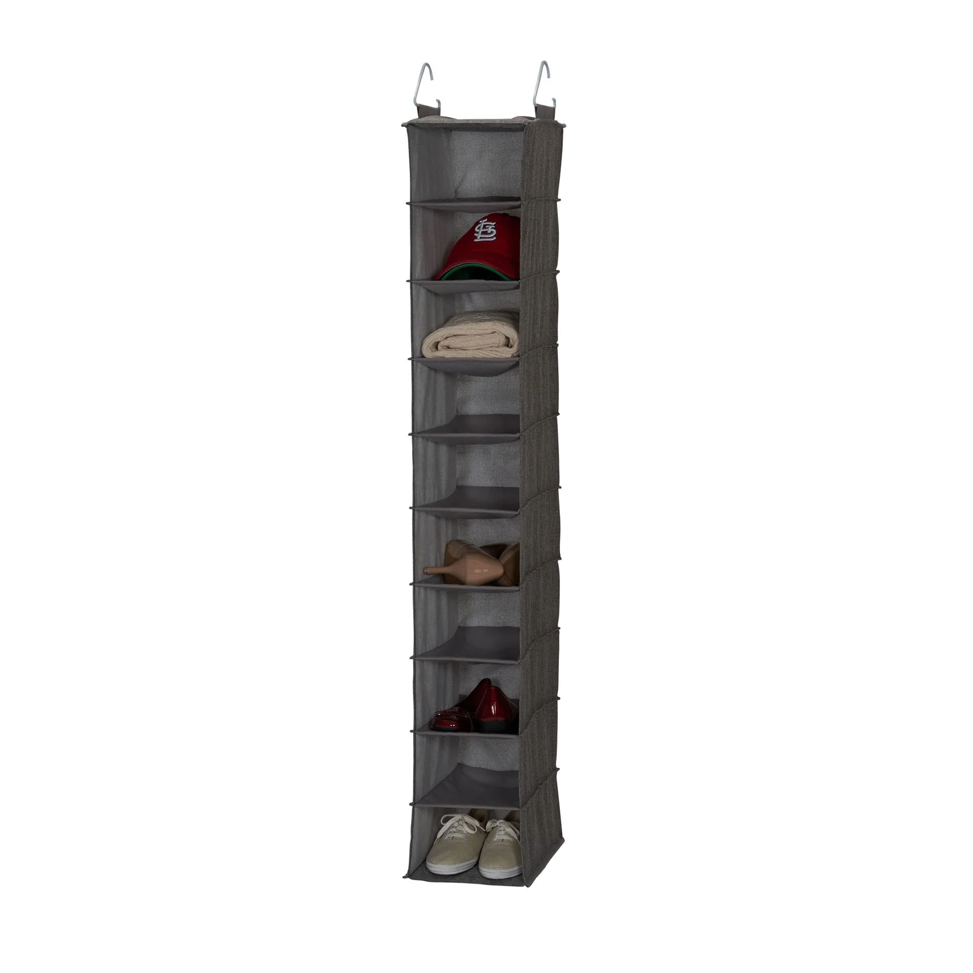 Household Essentials 10-Shelf Wide Hanging Shoe Organizer