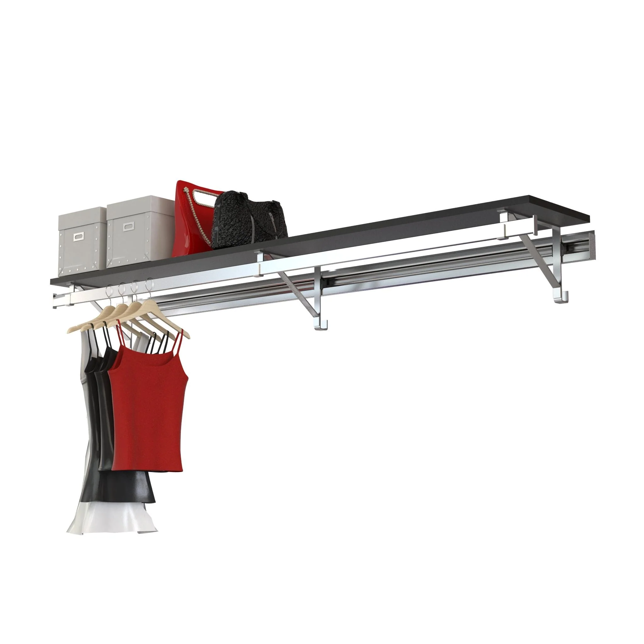 arrange a SPACE RCMSY Single Shelf-Hang Closet System