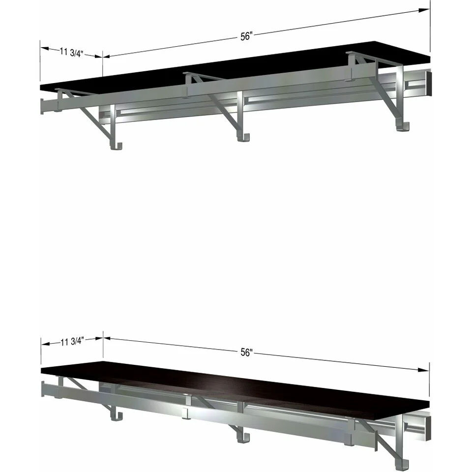 arrange a SPACE RCMBX Double Shelf-Hang Closet System