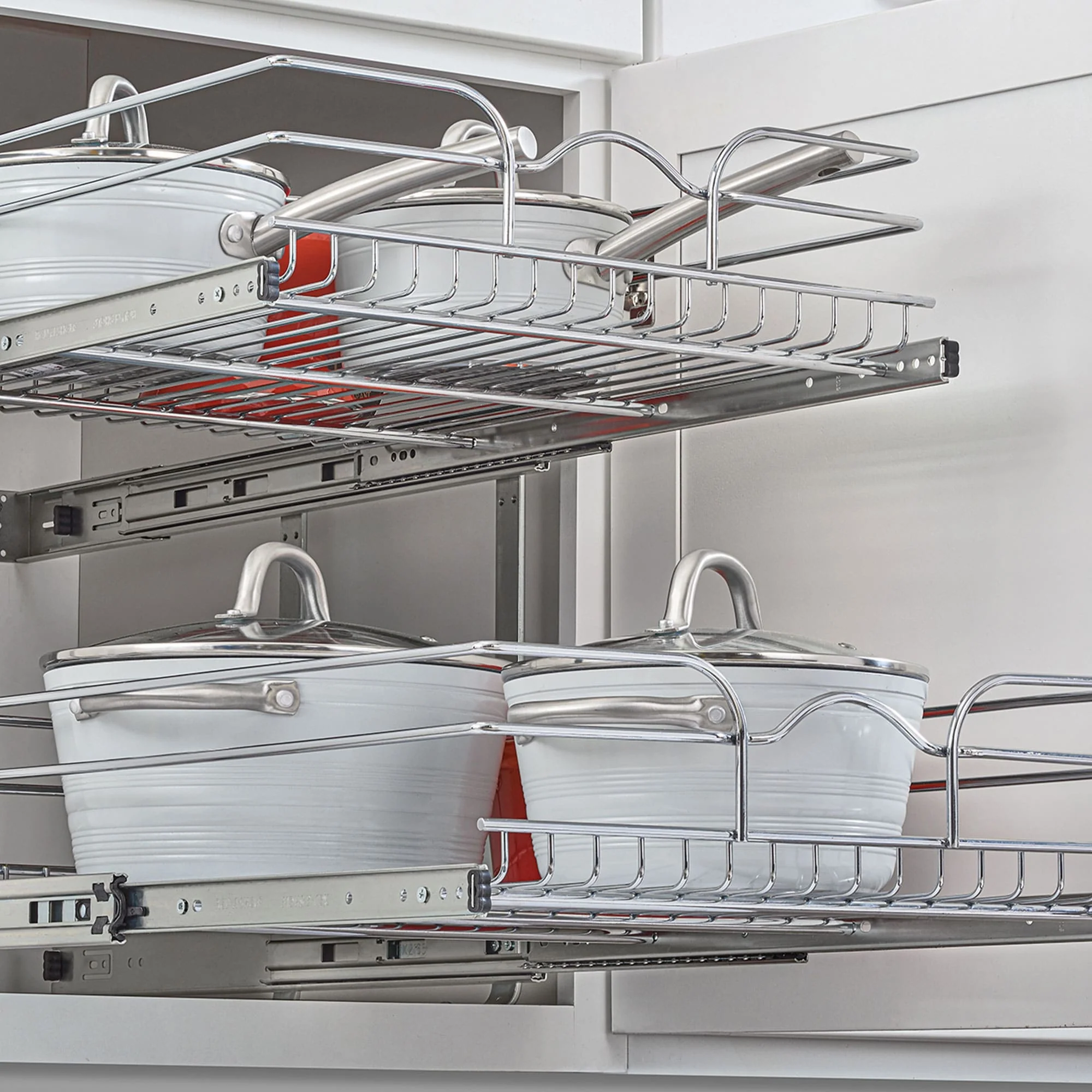 Rev-A-Shelf Kitchen Cabinet Pullout Shelf Organizer, 24 x 22 In, 5WB2-2422-CR-1